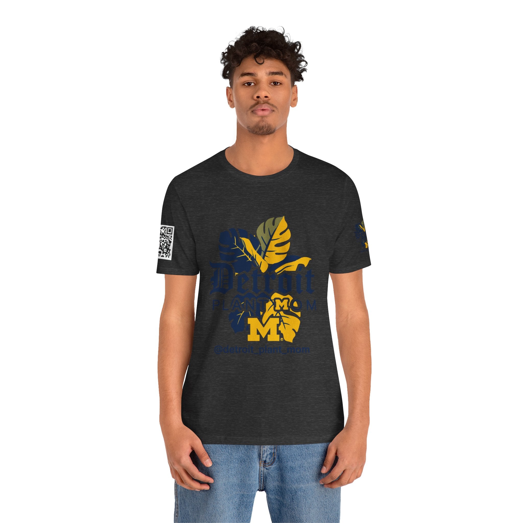 Detroit Plant Mom Premium Tee - Monstera Plant Mom Tee plant lover graphic tee by Detroit Plant Mom - product view 102