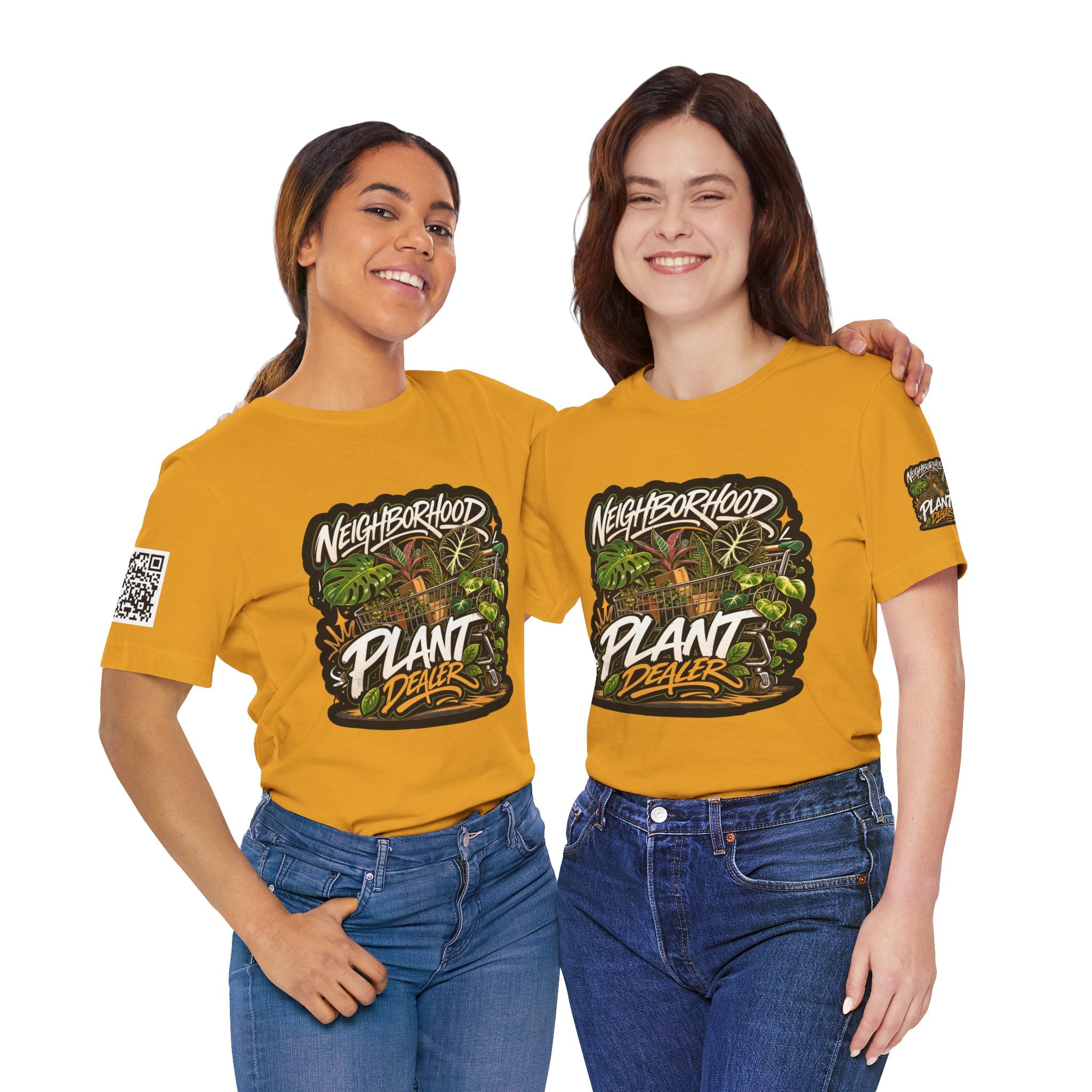 Neighborhood Plant Dealer - Graphic Botanical Streetwear Premium Tee plant lover graphic tee by Detroit Plant Mom
