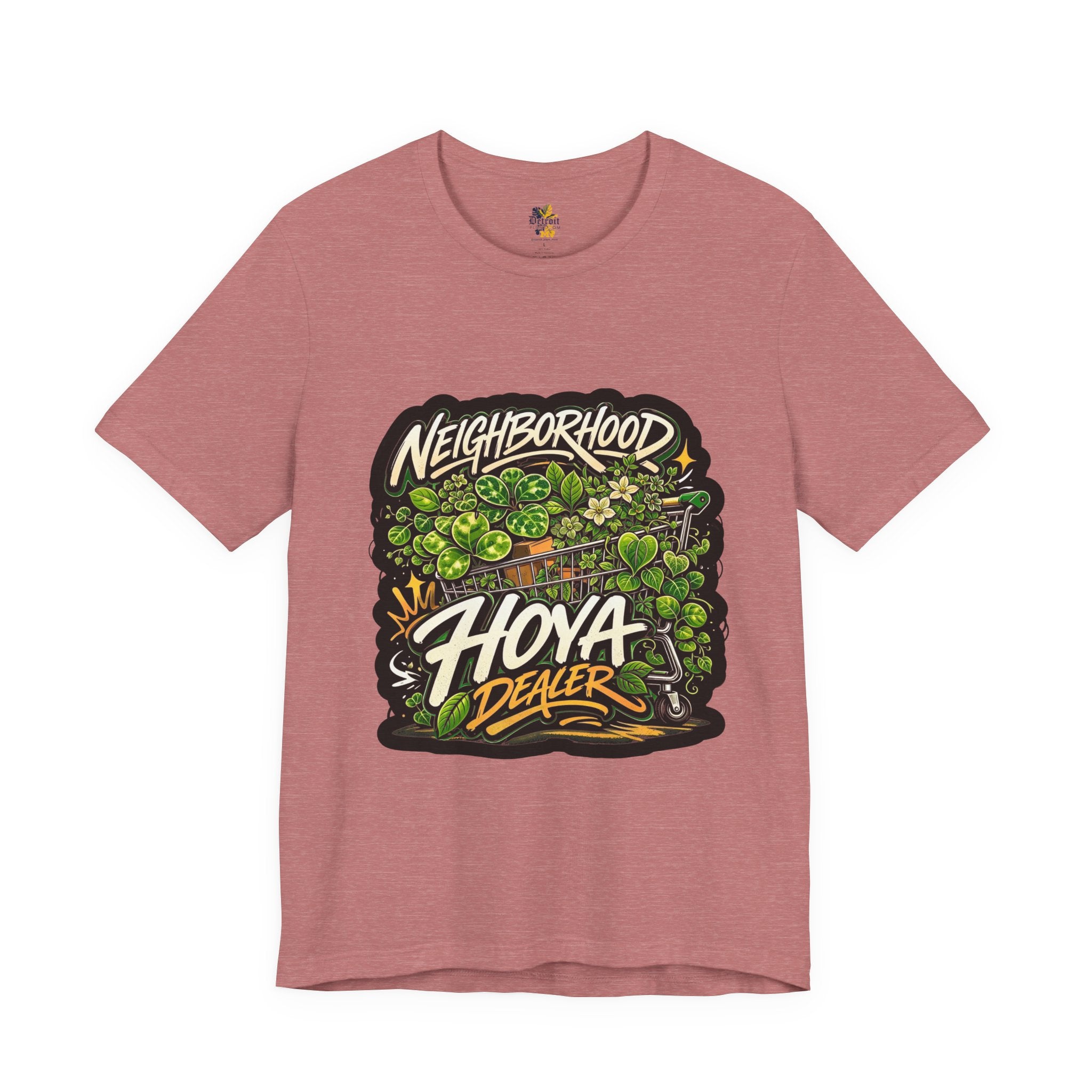 Neighborhood Hoya Dealer Graphic Tee plant lover graphic tee by Detroit Plant Mom - product view 4