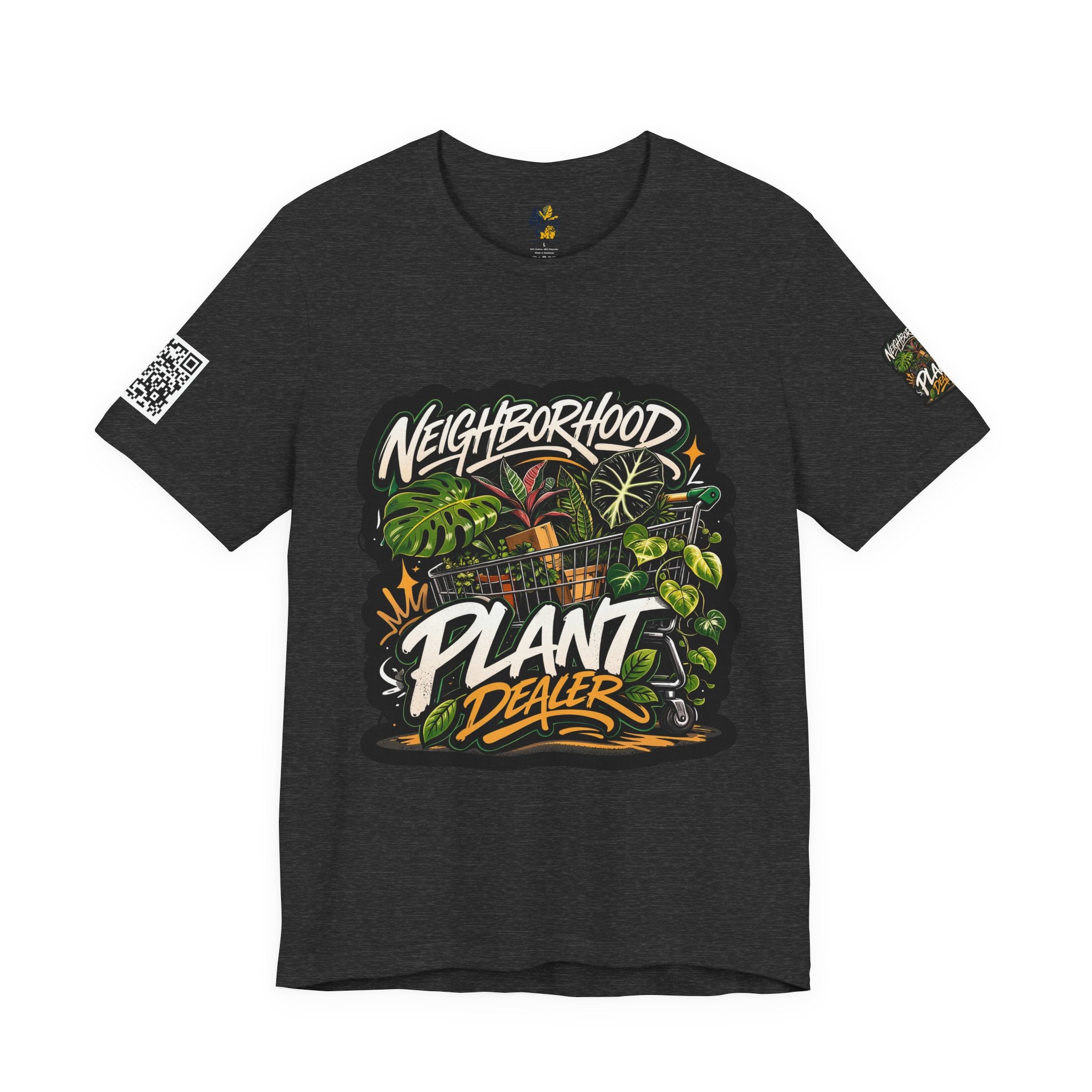 Neighborhood Plant Dealer - Graphic Botanical Streetwear Premium Tee plant lover graphic tee by Detroit Plant Mom