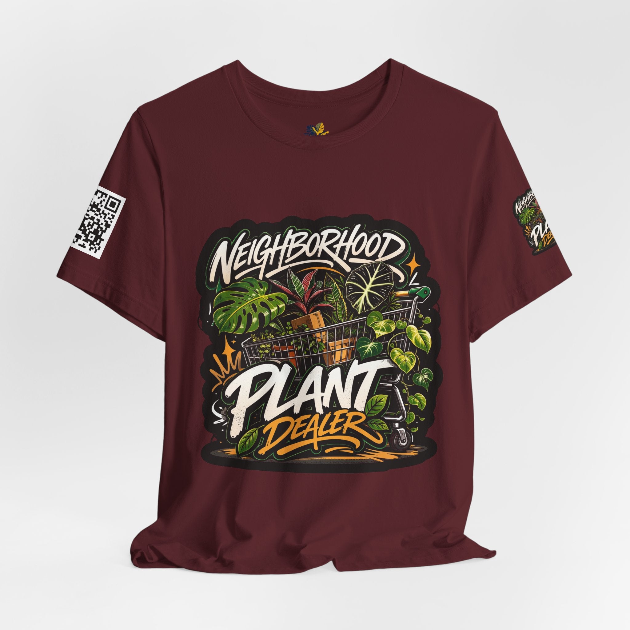 Neighborhood Plant Dealer - Graphic Botanical Streetwear Premium Tee plant lover graphic tee by Detroit Plant Mom