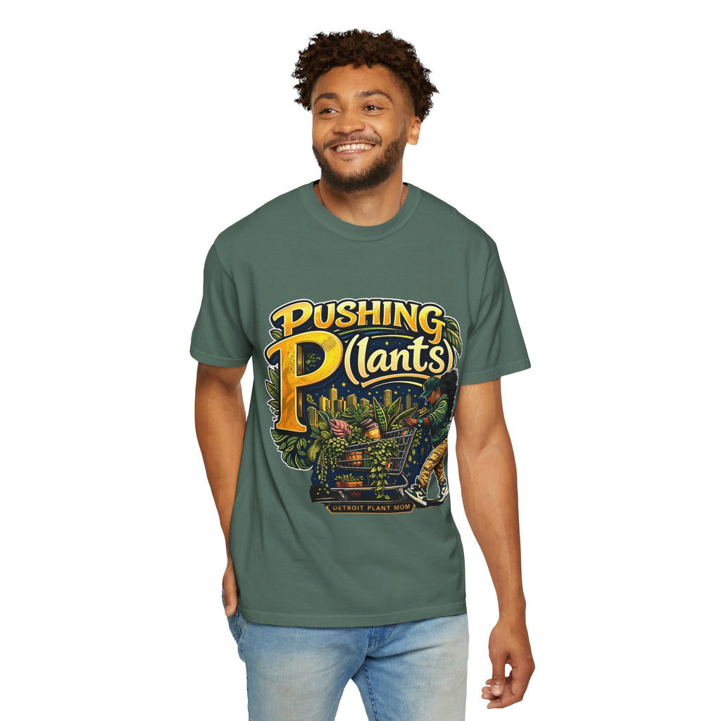 DPM: Pushing P(lants) T-Shirt - Melanated Woman Graphic Tee
