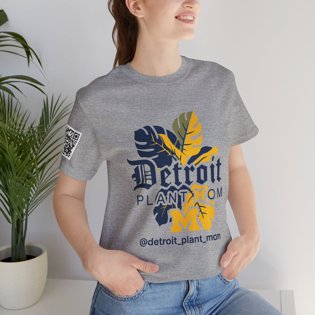Detroit Plant Mom Premium Tee - Monstera Plant Mom Tee plant lover graphic tee by Detroit Plant Mom - product view 85