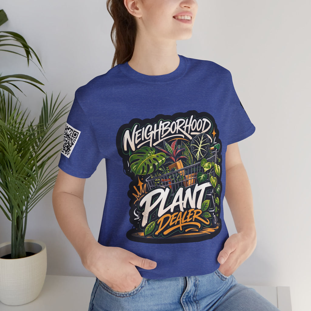 Neighborhood Plant Dealer - Graphic Botanical Streetwear Premium Tee plant lover graphic tee by Detroit Plant Mom