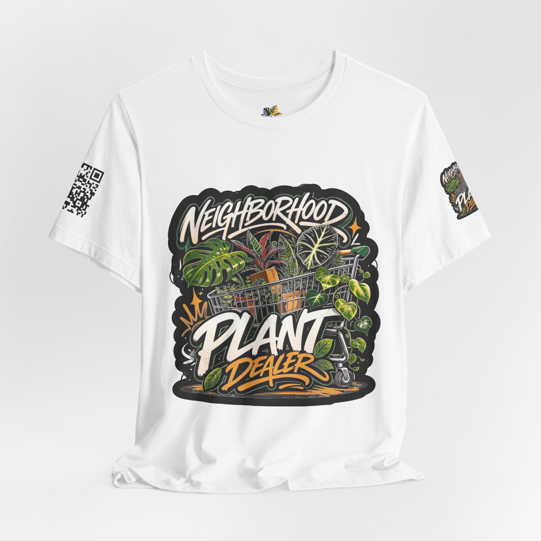 Neighborhood Plant Dealer - Graphic Botanical Streetwear Premium Tee plant lover graphic tee by Detroit Plant Mom