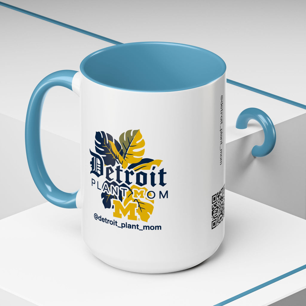 DPM: Accent Coffee Mug – 15oz Ceramic Plant Lover Gift