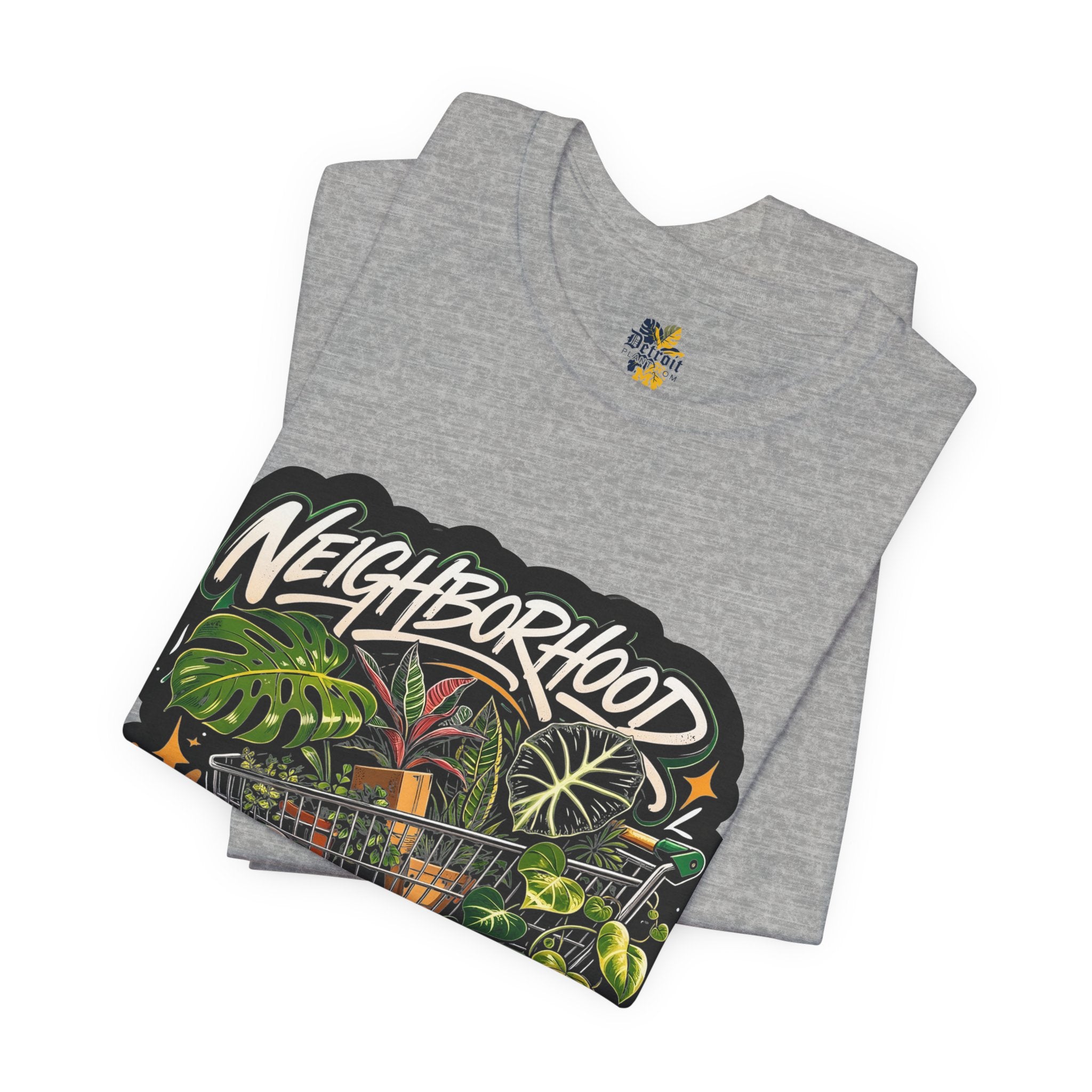 Neighborhood Plant Dealer - Graphic Botanical Streetwear Premium Tee plant lover graphic tee by Detroit Plant Mom