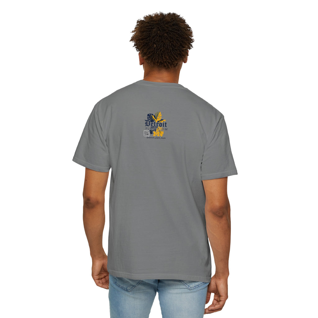 Pushing P(lants) T-Shirt - Melanated Man Graphic Tee plant lover graphic tee by Detroit Plant Mom - product view 27