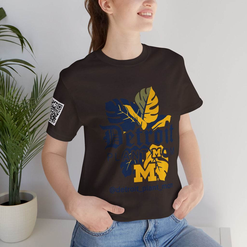 Detroit Plant Mom Premium Tee - Monstera Plant Mom Tee plant lover graphic tee by Detroit Plant Mom - product view 45