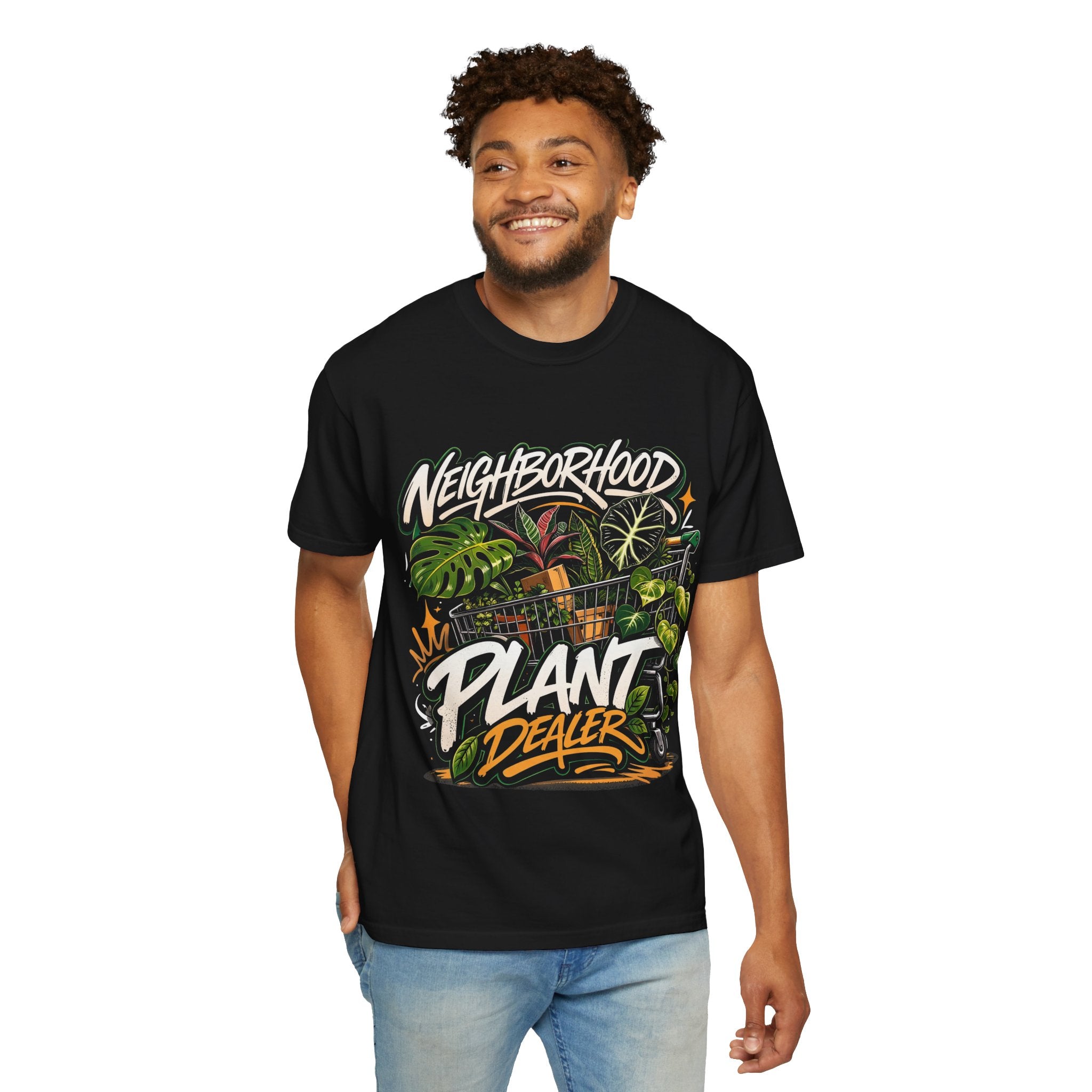 Neighborhood Plant Dealer Graphic Tee plant lover graphic tee by Detroit Plant Mom - product view 10