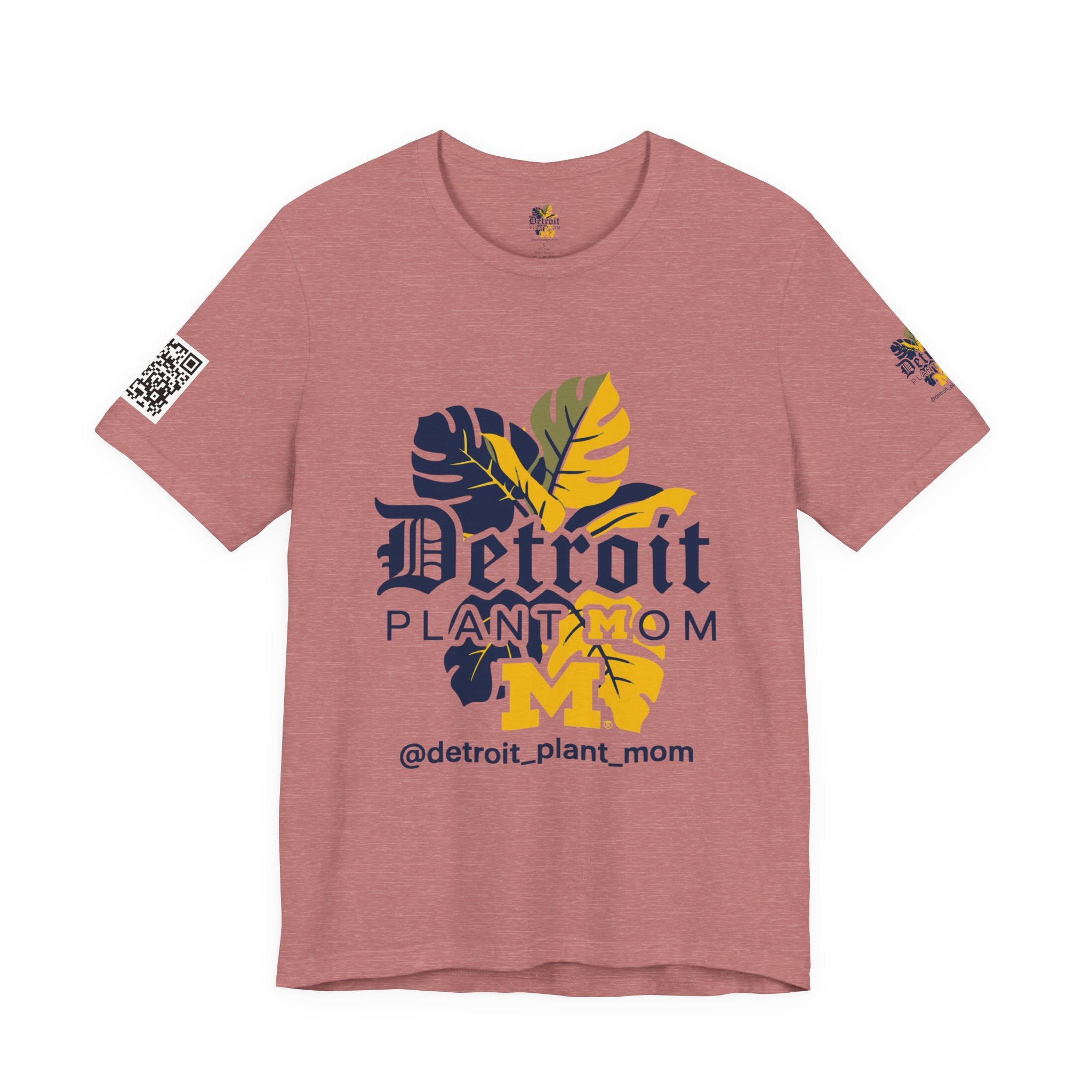 Detroit Plant Mom Premium Tee - Monstera Plant Mom Tee plant lover graphic tee by Detroit Plant Mom - product view 3
