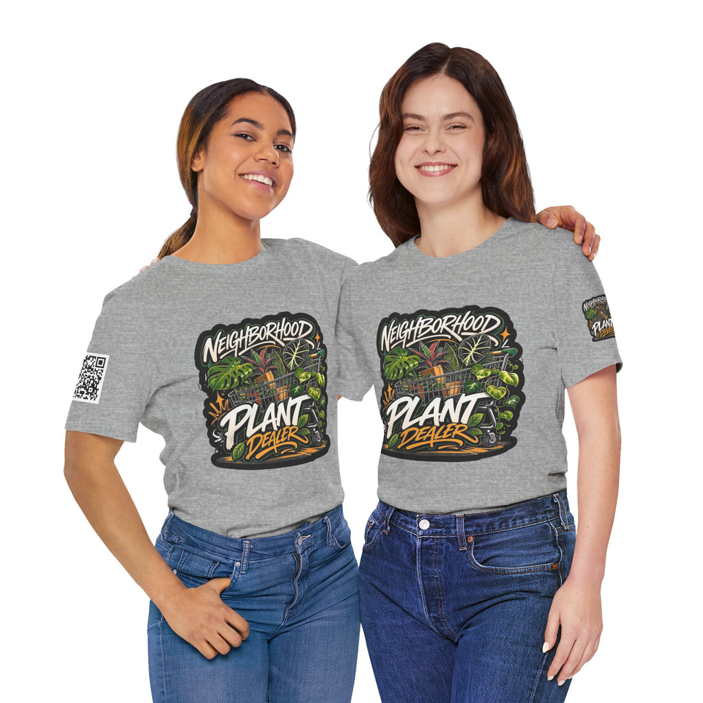 Neighborhood Plant Dealer - Graphic Botanical Streetwear Premium Tee plant lover graphic tee by Detroit Plant Mom