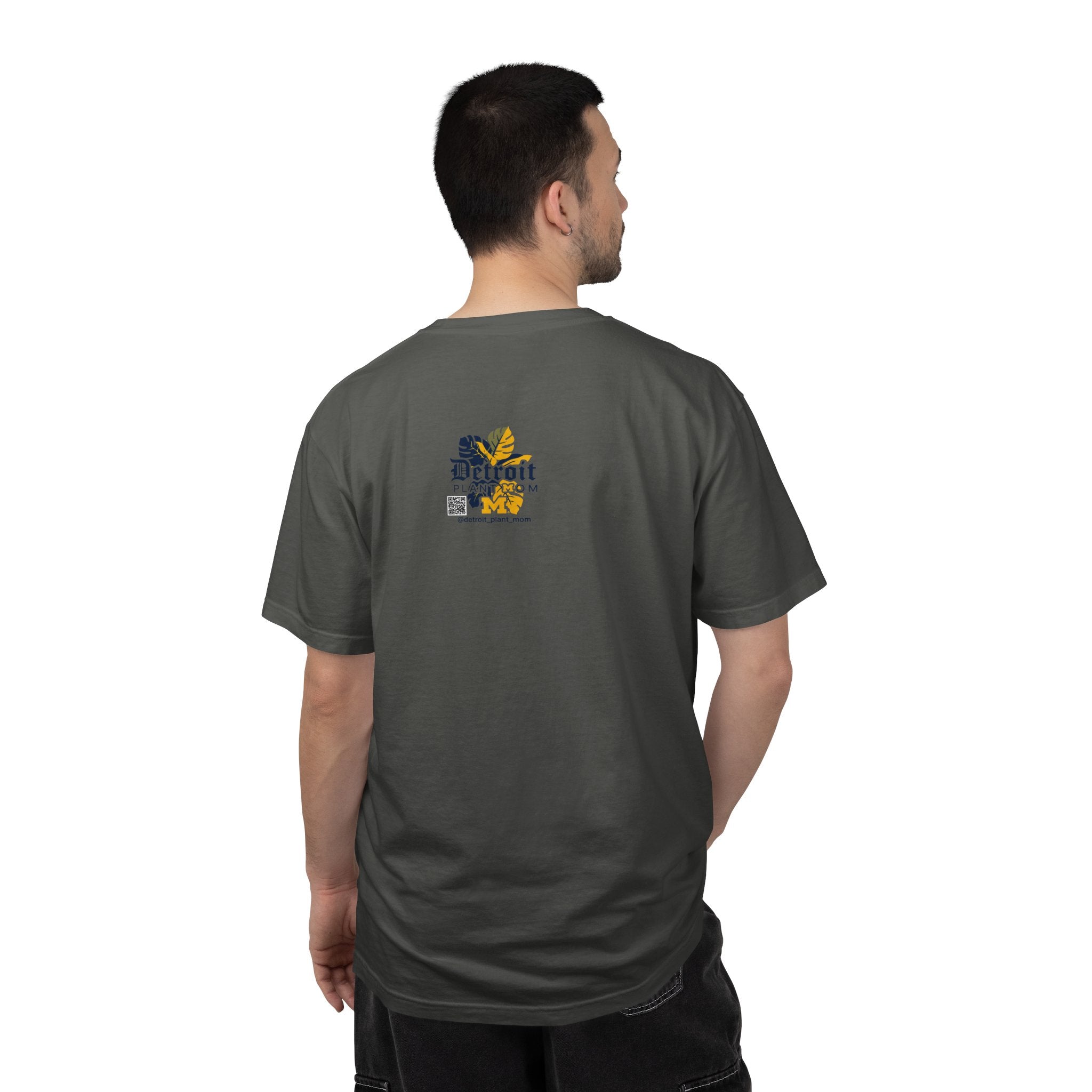 Pushing P(lants) T-Shirt - Man Graphic Tee plant lover graphic tee by Detroit Plant Mom - product view 15