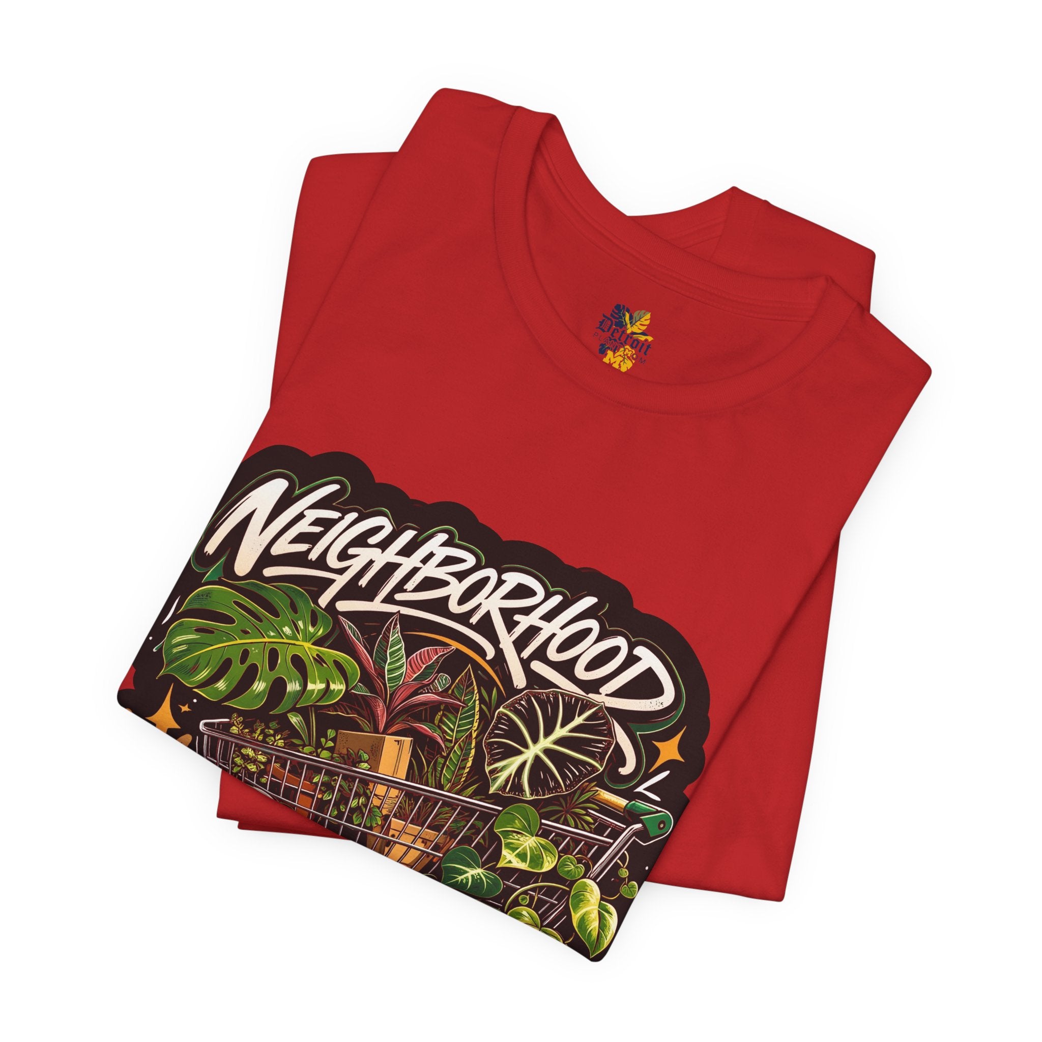 Neighborhood Plant Dealer - Graphic Botanical Streetwear Premium Tee plant lover graphic tee by Detroit Plant Mom