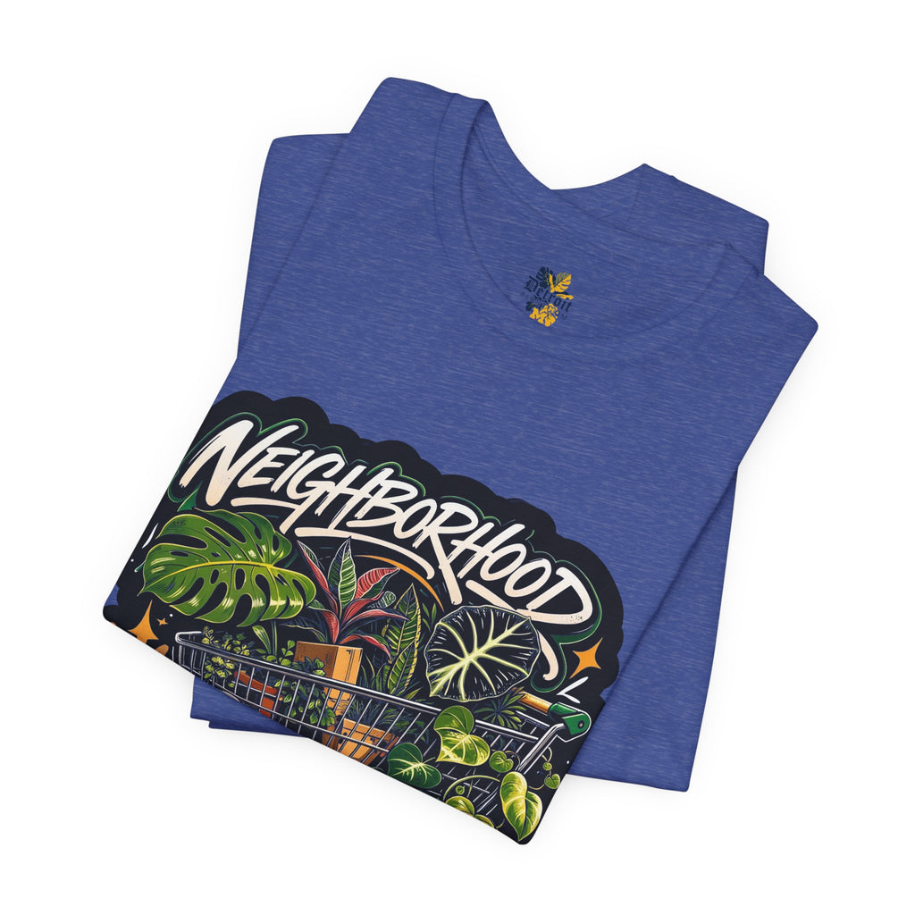 Neighborhood Plant Dealer - Graphic Botanical Streetwear Premium Tee plant lover graphic tee by Detroit Plant Mom