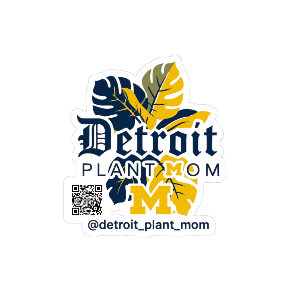 Detroit Plant Mom Kiss-Cut Sticker vinyl sticker by Detroit Plant Mom - product view 2