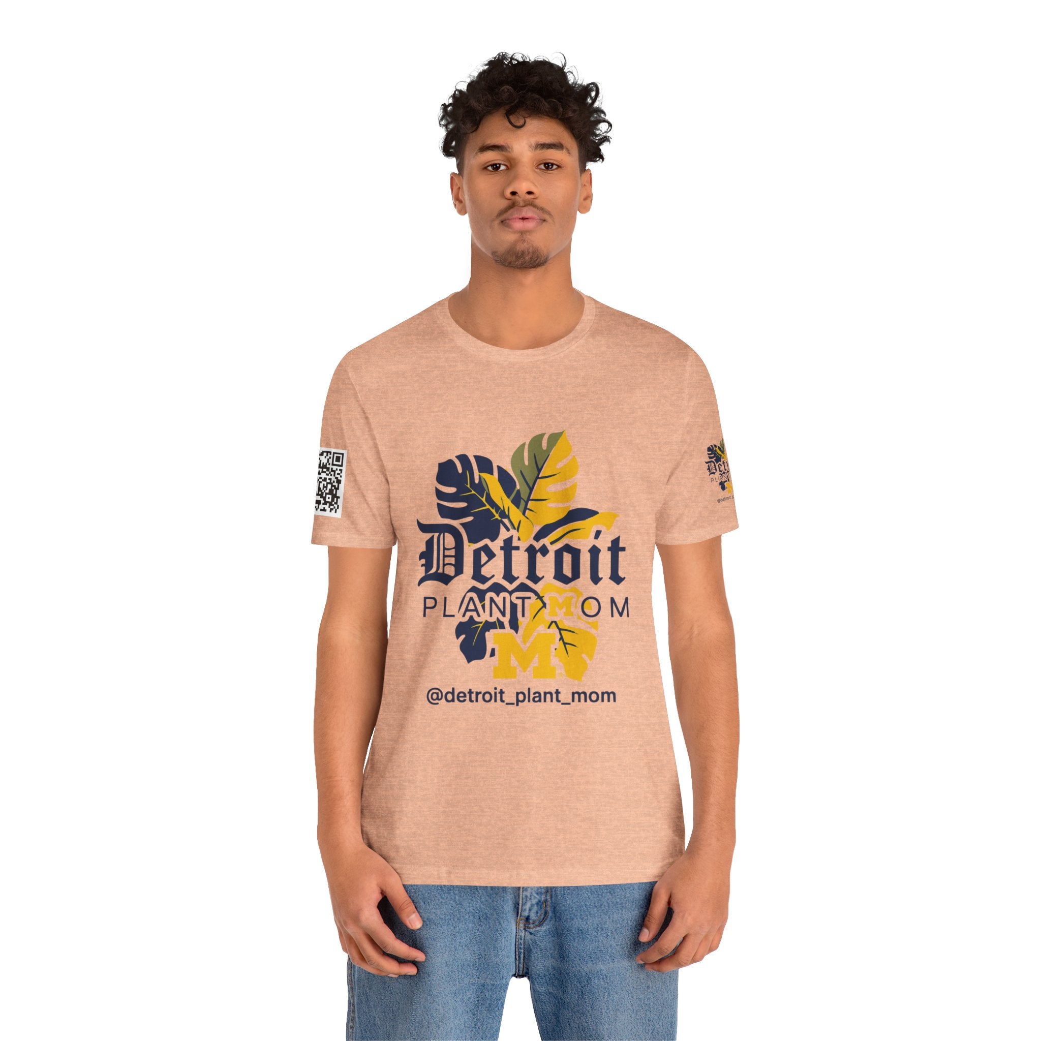 Detroit Plant Mom Premium Tee - Monstera Plant Mom Tee plant lover graphic tee by Detroit Plant Mom - product view 62