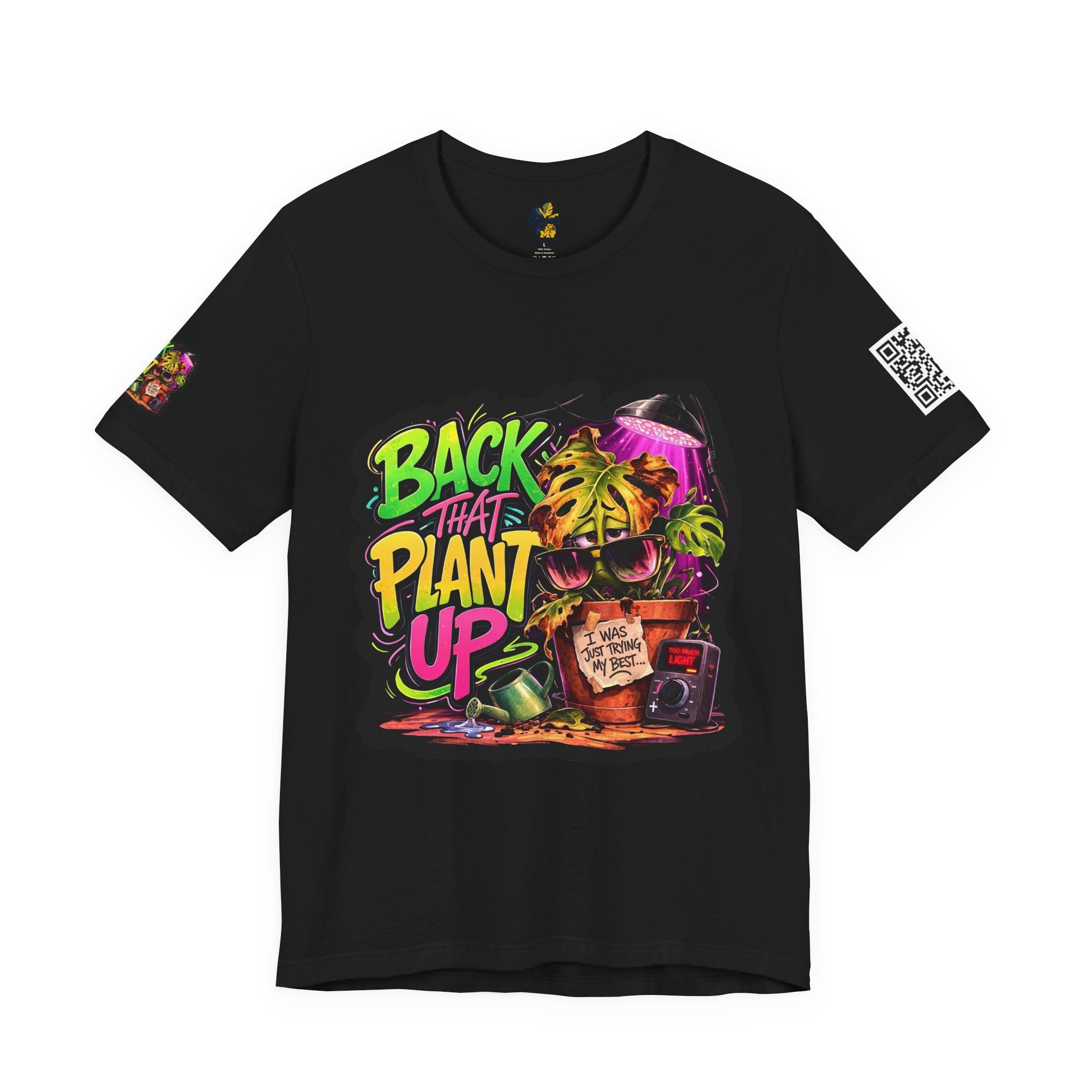 Back That Plant Up Premium Tee - LIMITED EDITION plant lover hat by Detroit Plant Mom - product view 2