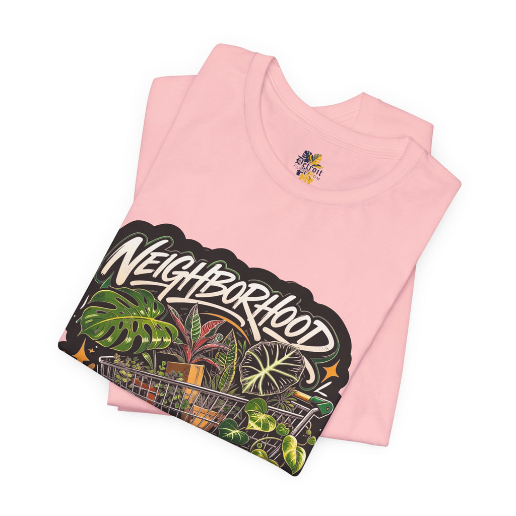 Neighborhood Plant Dealer - Graphic Botanical Streetwear Premium Tee plant lover graphic tee by Detroit Plant Mom
