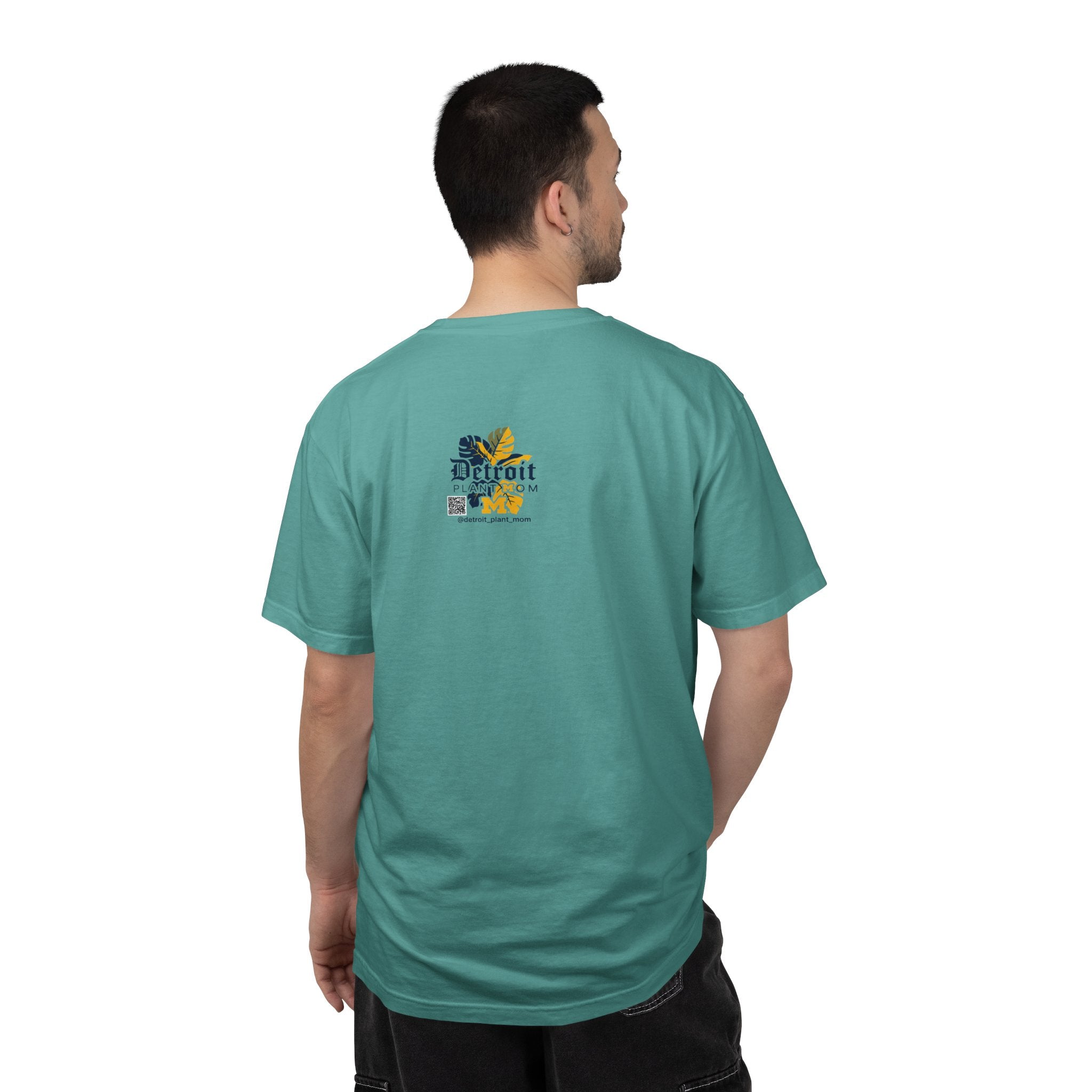 Pushing P(lants) T-Shirt - Man Graphic Tee plant lover graphic tee by Detroit Plant Mom - product view 30