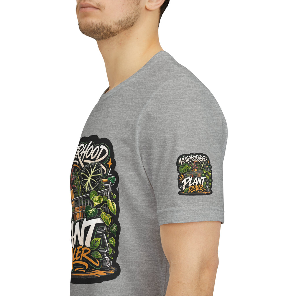 Neighborhood Plant Dealer - Graphic Botanical Streetwear Premium Tee plant lover graphic tee by Detroit Plant Mom