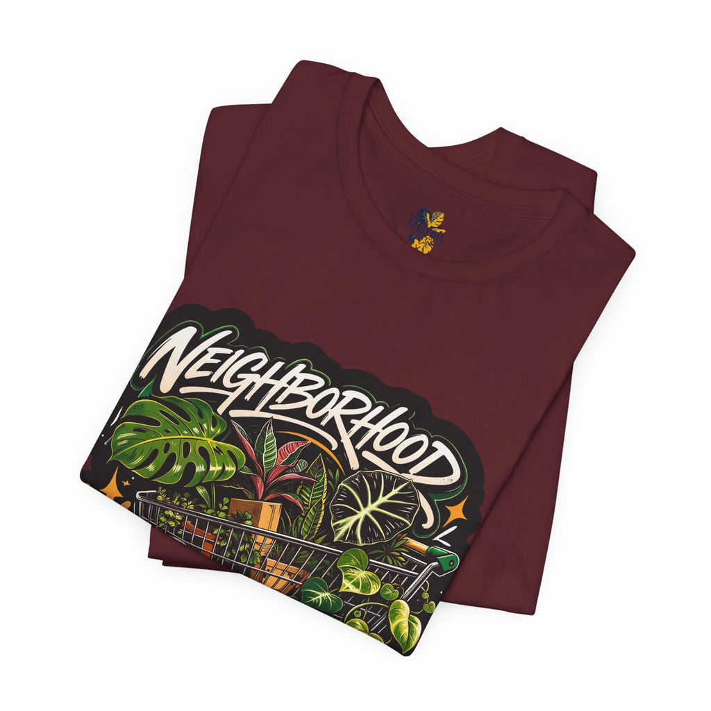 Neighborhood Plant Dealer - Graphic Botanical Streetwear Premium Tee plant lover graphic tee by Detroit Plant Mom