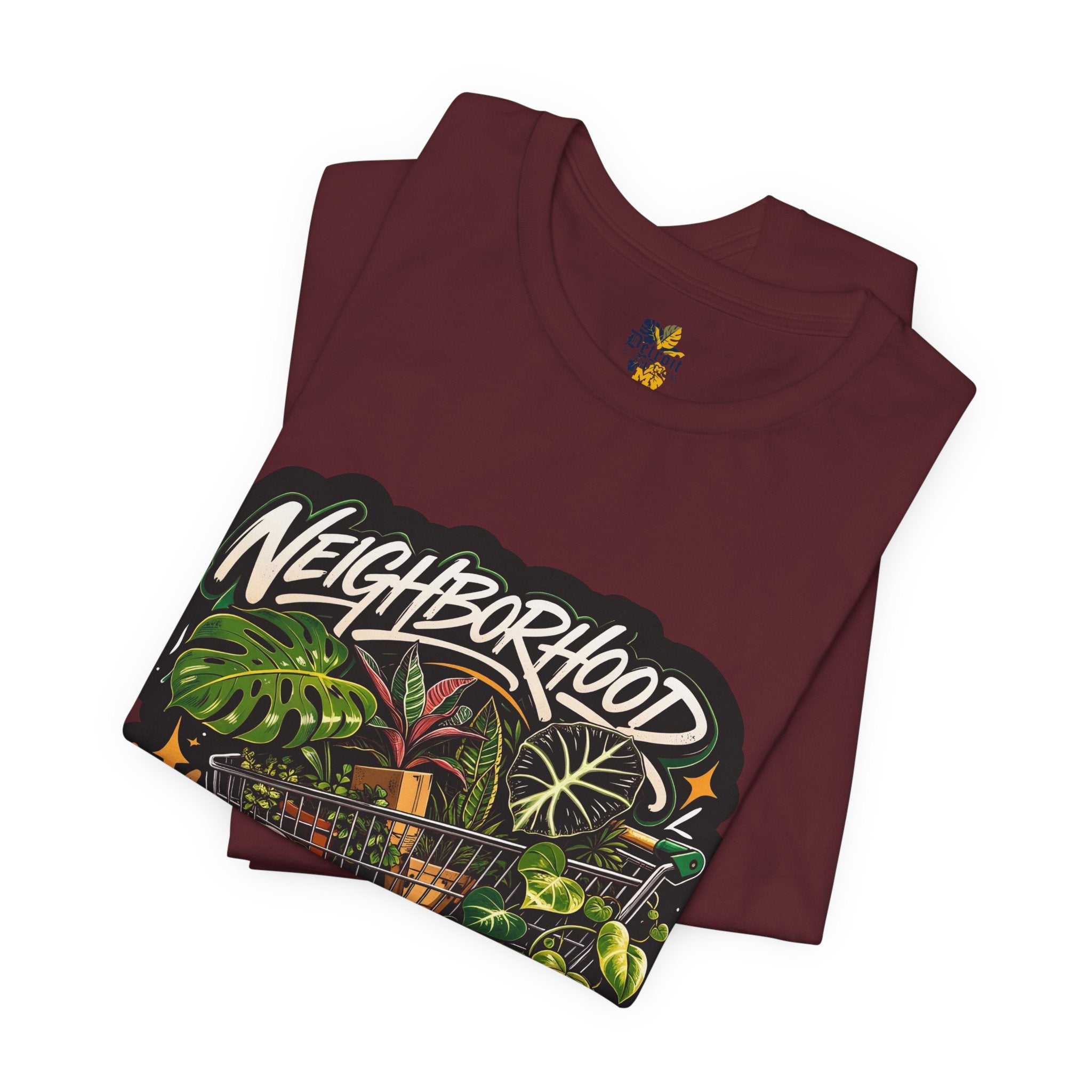 Neighborhood Plant Dealer - Graphic Botanical Streetwear Premium Tee plant lover graphic tee by Detroit Plant Mom