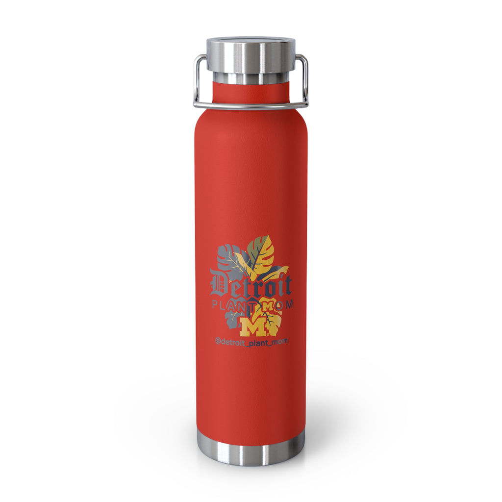 Copper Vacuum Insulated Water Bottle, 22oz plant lover water bottle by Detroit Plant Mom - product view 8
