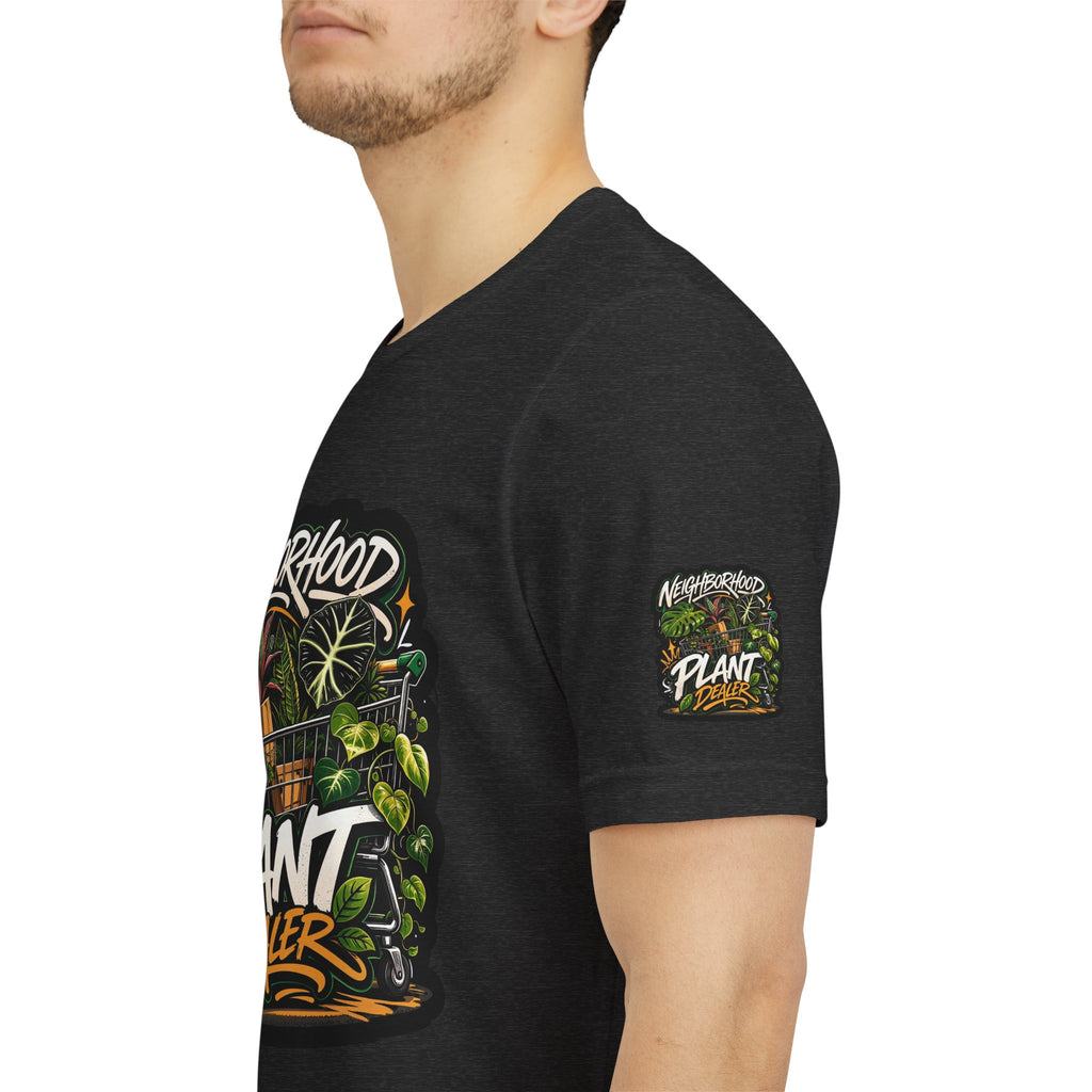 Neighborhood Plant Dealer - Graphic Botanical Streetwear Premium Tee plant lover graphic tee by Detroit Plant Mom