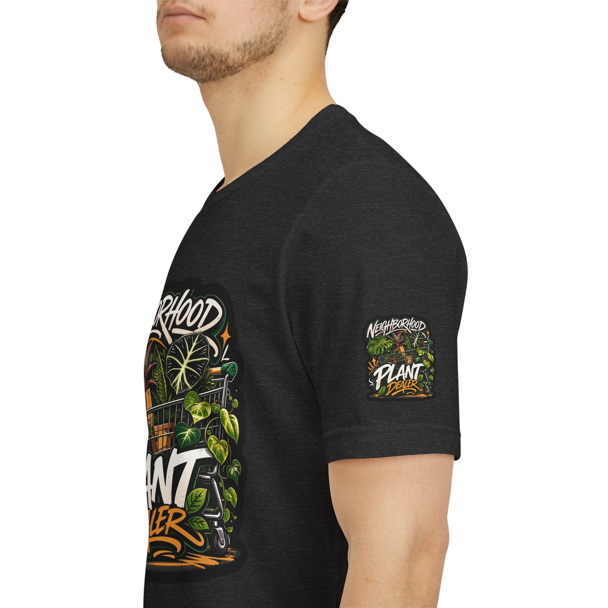 Neighborhood Plant Dealer - Graphic Botanical Streetwear Premium Tee plant lover graphic tee by Detroit Plant Mom