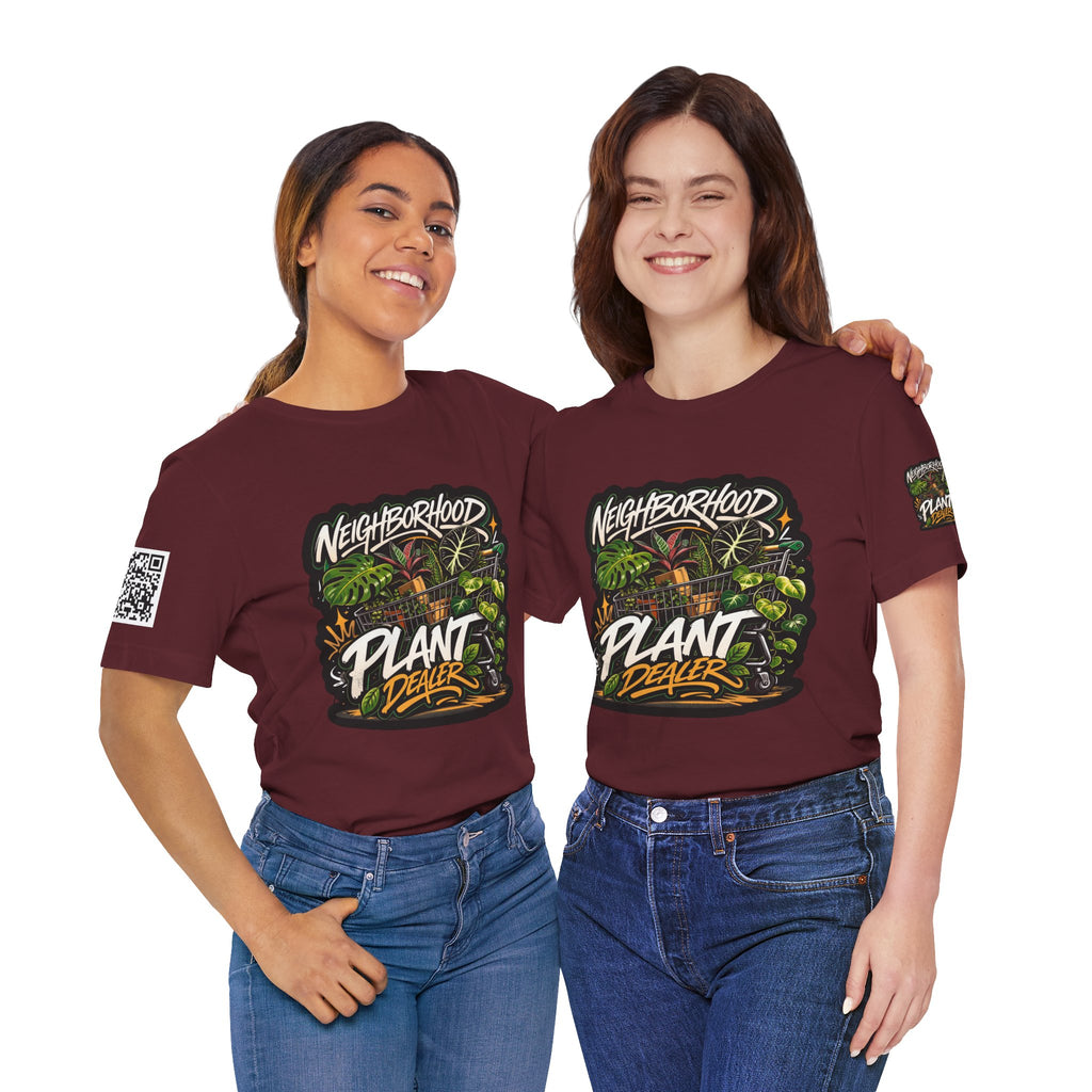 Neighborhood Plant Dealer - Graphic Botanical Streetwear Premium Tee plant lover graphic tee by Detroit Plant Mom
