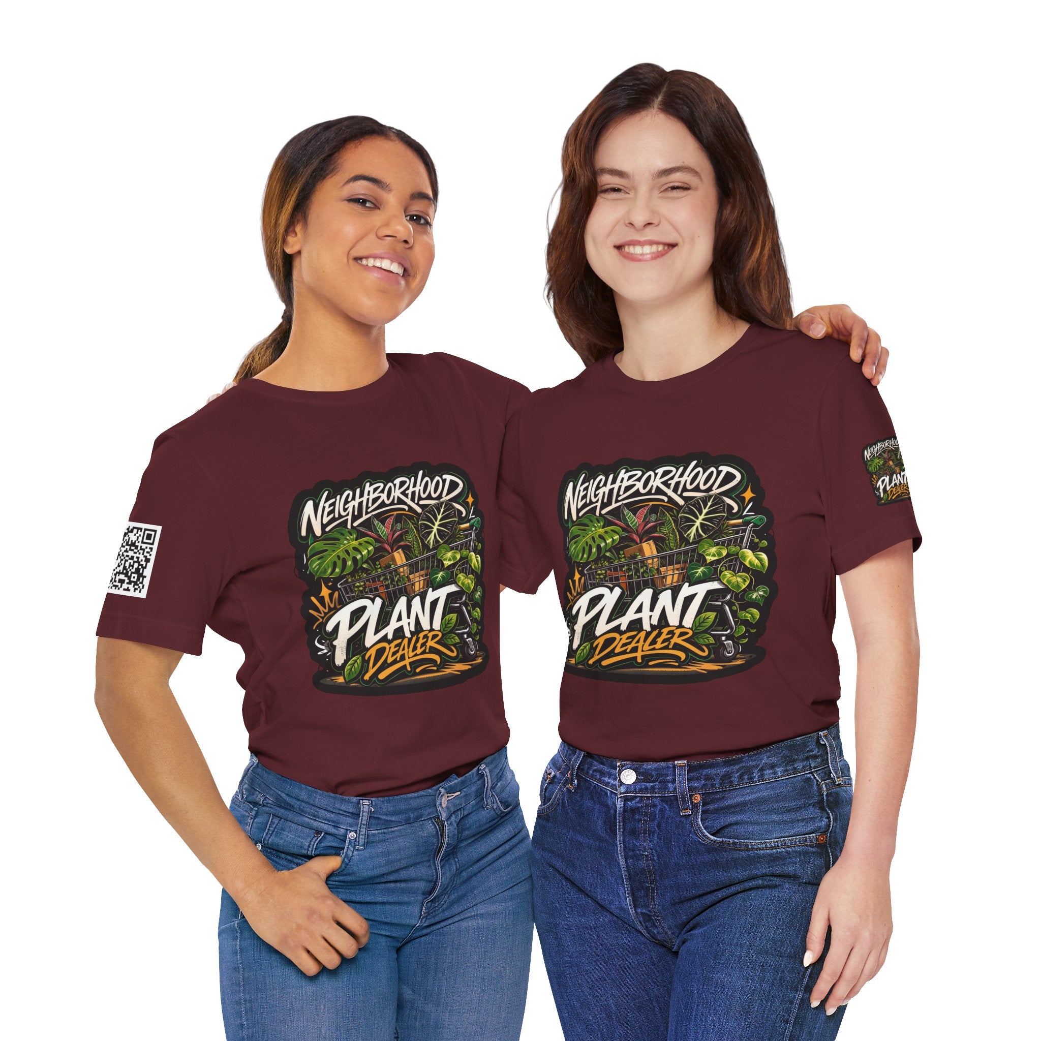 Neighborhood Plant Dealer - Graphic Botanical Streetwear Premium Tee plant lover graphic tee by Detroit Plant Mom