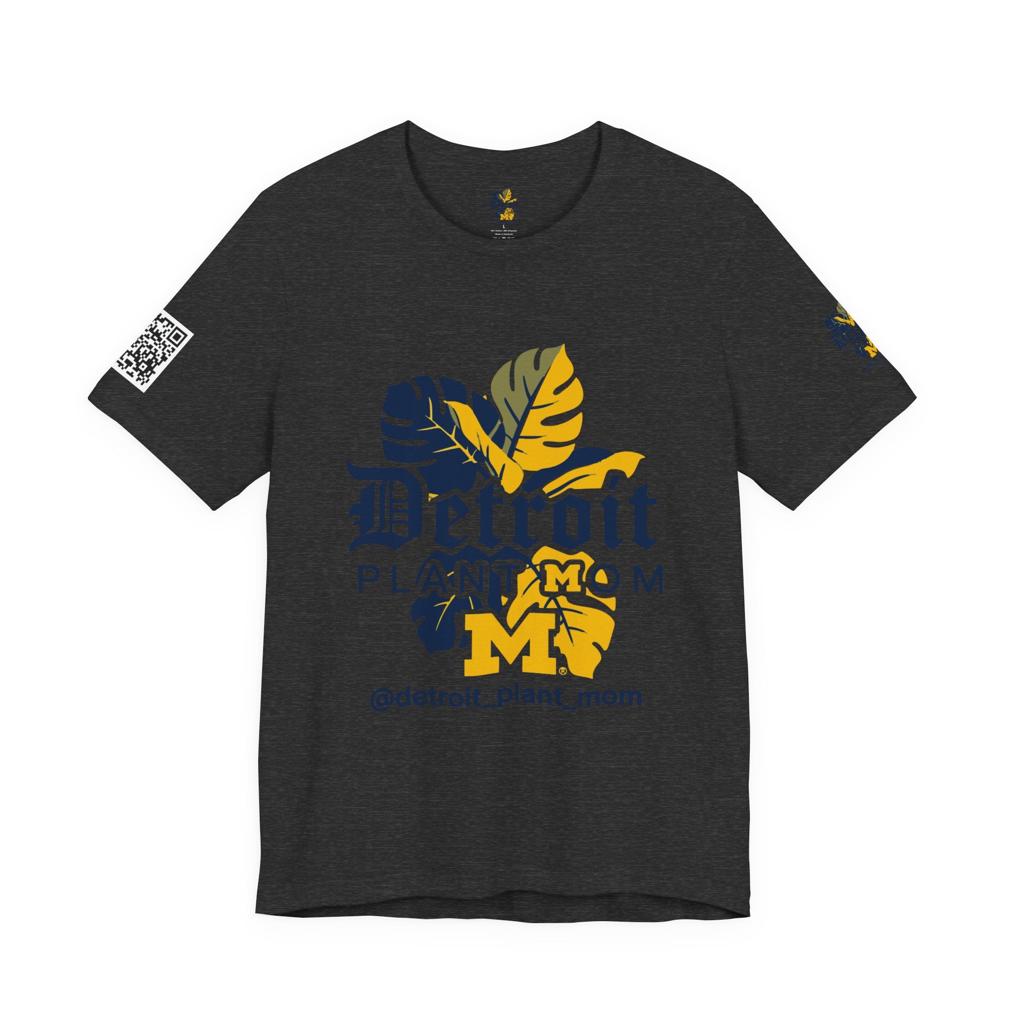 Detroit Plant Mom Premium Tee - Monstera Plant Mom Tee plant lover graphic tee by Detroit Plant Mom - product view 11