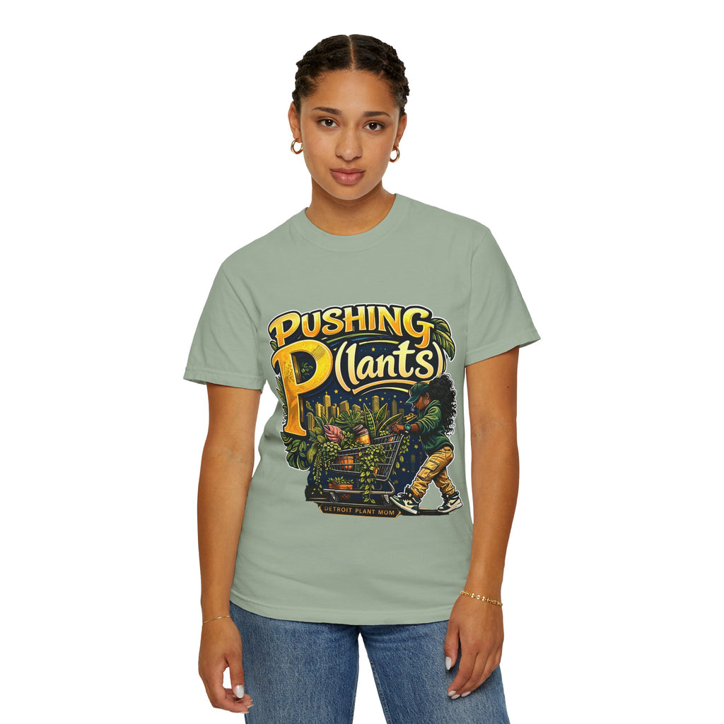 DPM: Pushing P(lants) T-Shirt - Melanated Woman Graphic Tee