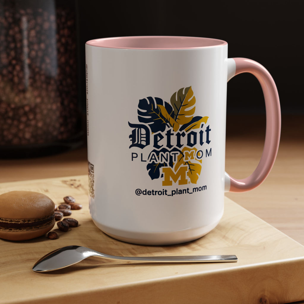 Accent Coffee Mug - 15oz Ceramic Plant Lover Gift plant lover mug by Detroit Plant Mom - product view 12