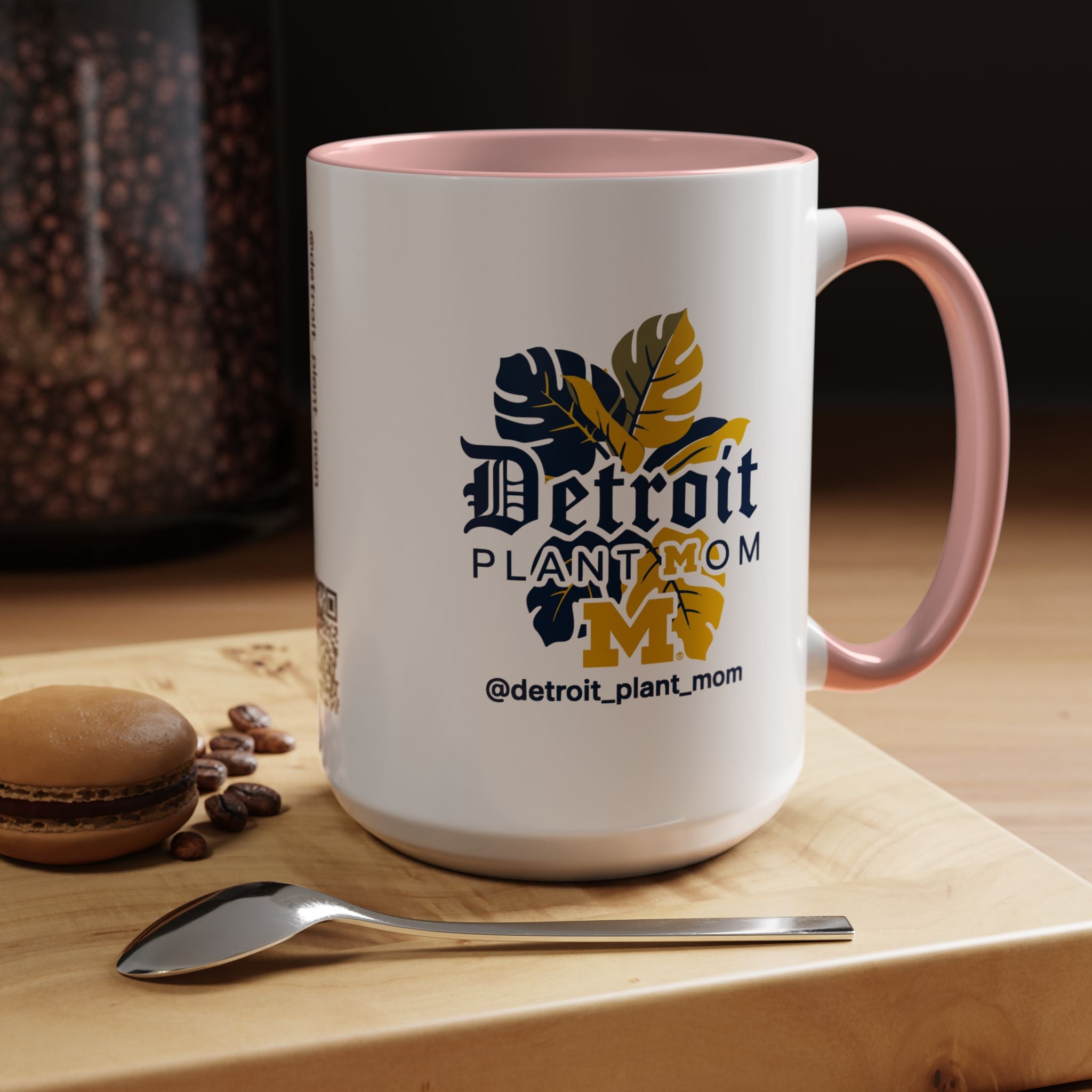 Accent Coffee Mug - 15oz Ceramic Plant Lover Gift plant lover mug by Detroit Plant Mom - product view 12