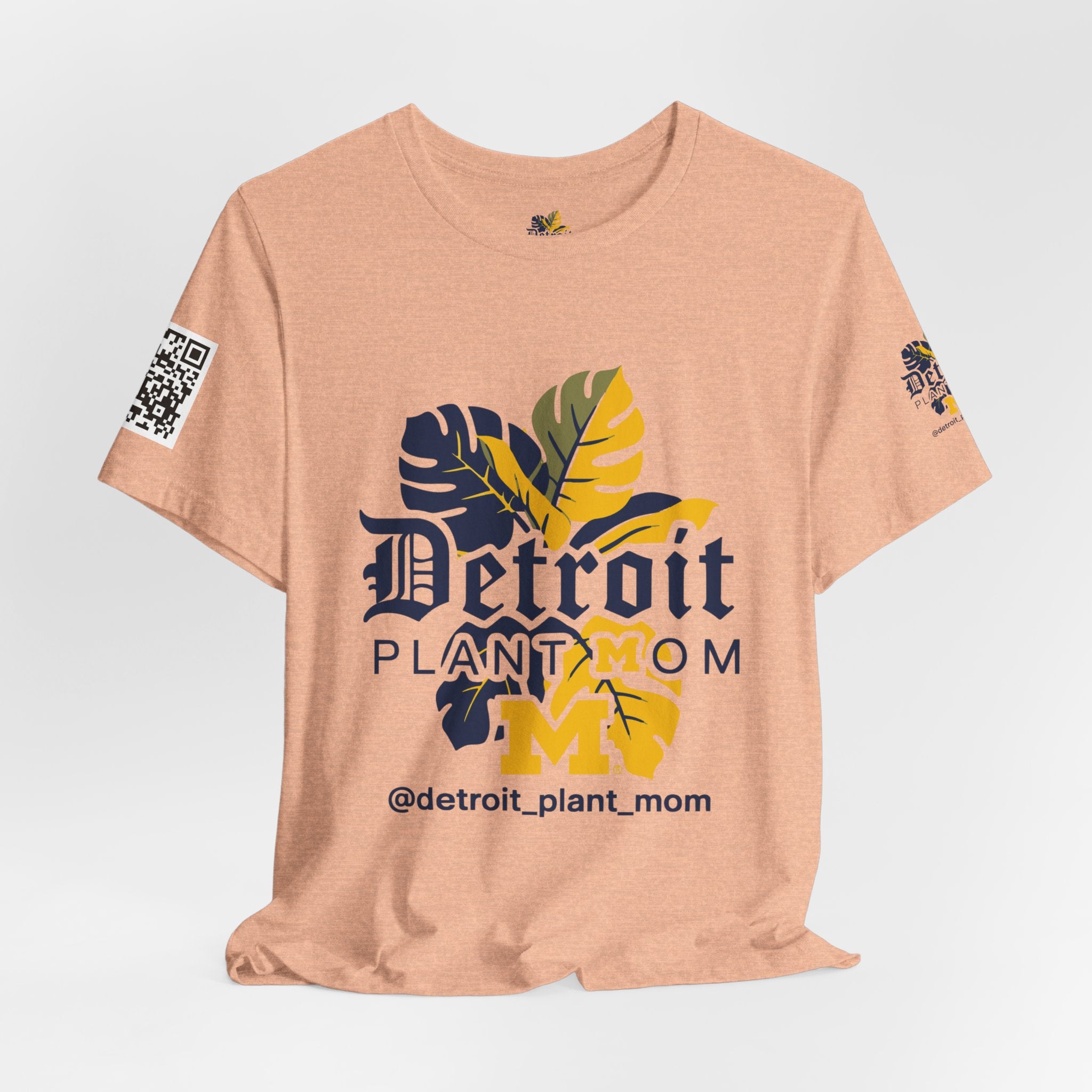 Detroit Plant Mom Premium Tee - Monstera Plant Mom Tee plant lover graphic tee by Detroit Plant Mom - product view 59