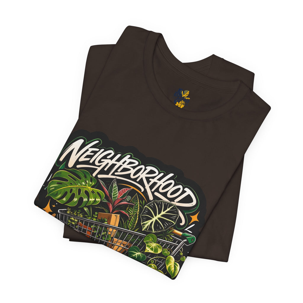 Neighborhood Plant Dealer - Graphic Botanical Streetwear Premium Tee plant lover graphic tee by Detroit Plant Mom