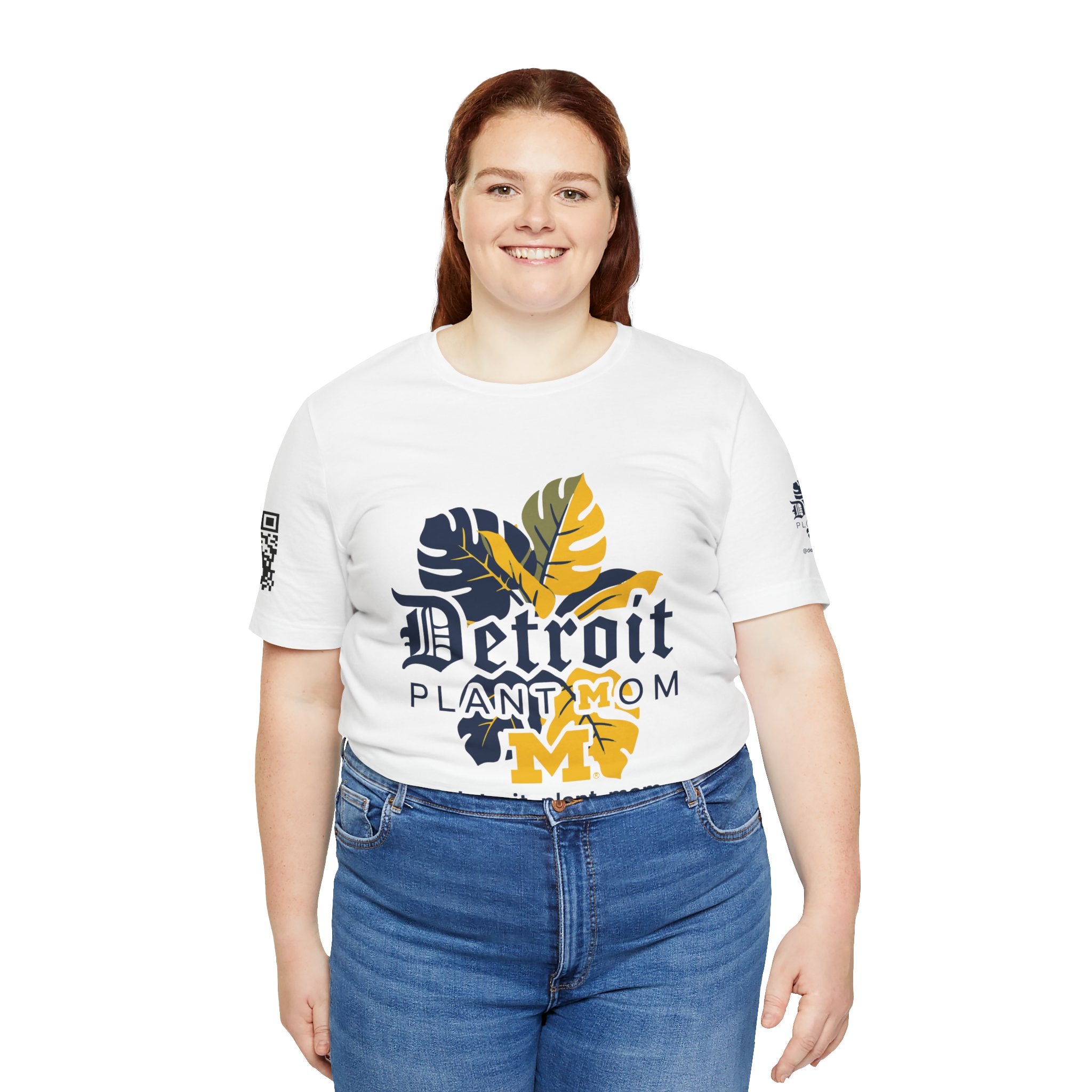 Detroit Plant Mom Premium Tee - Monstera Plant Mom Tee plant lover graphic tee by Detroit Plant Mom - product view 24