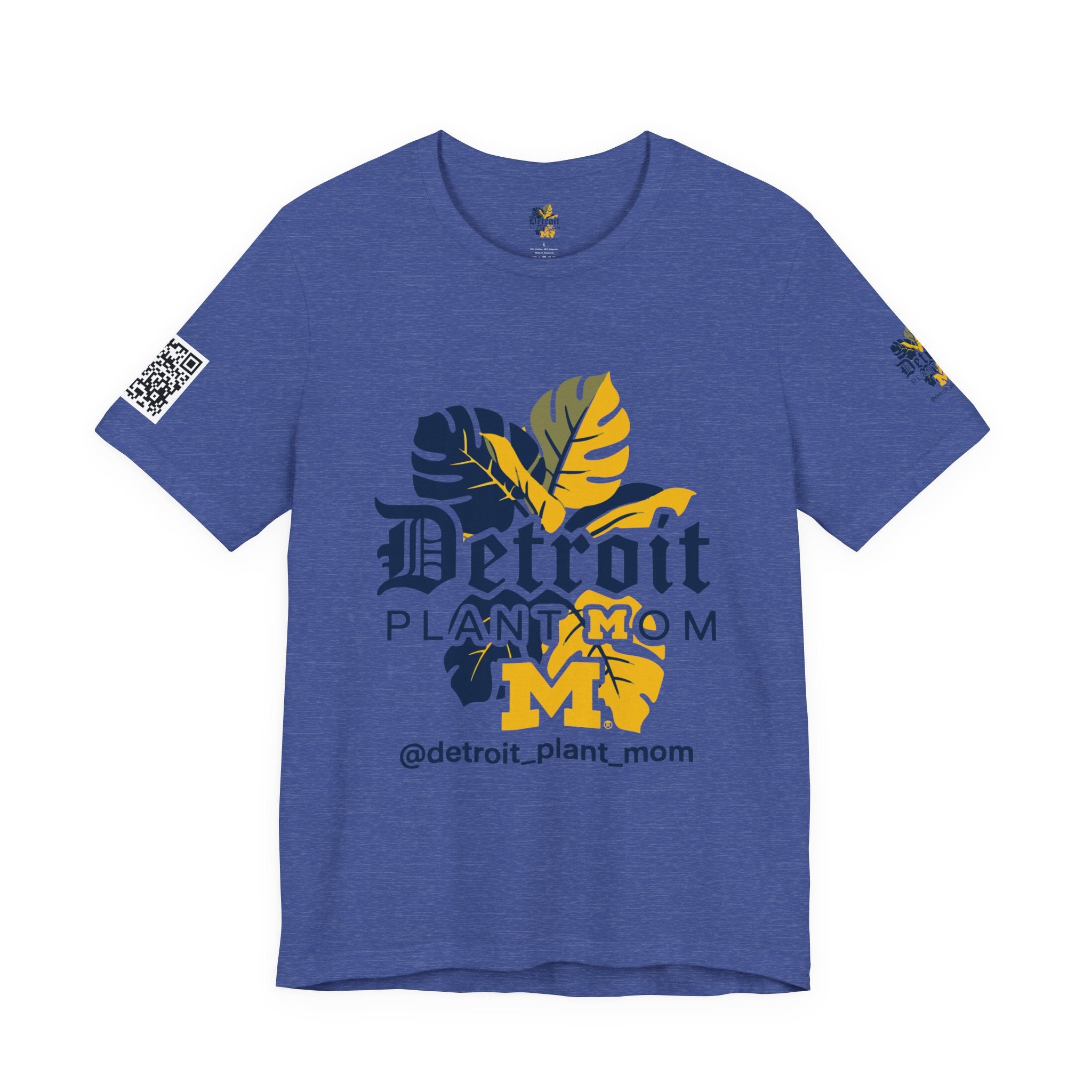 Detroit Plant Mom Premium Tee - Monstera Plant Mom Tee plant lover graphic tee by Detroit Plant Mom - product view 10