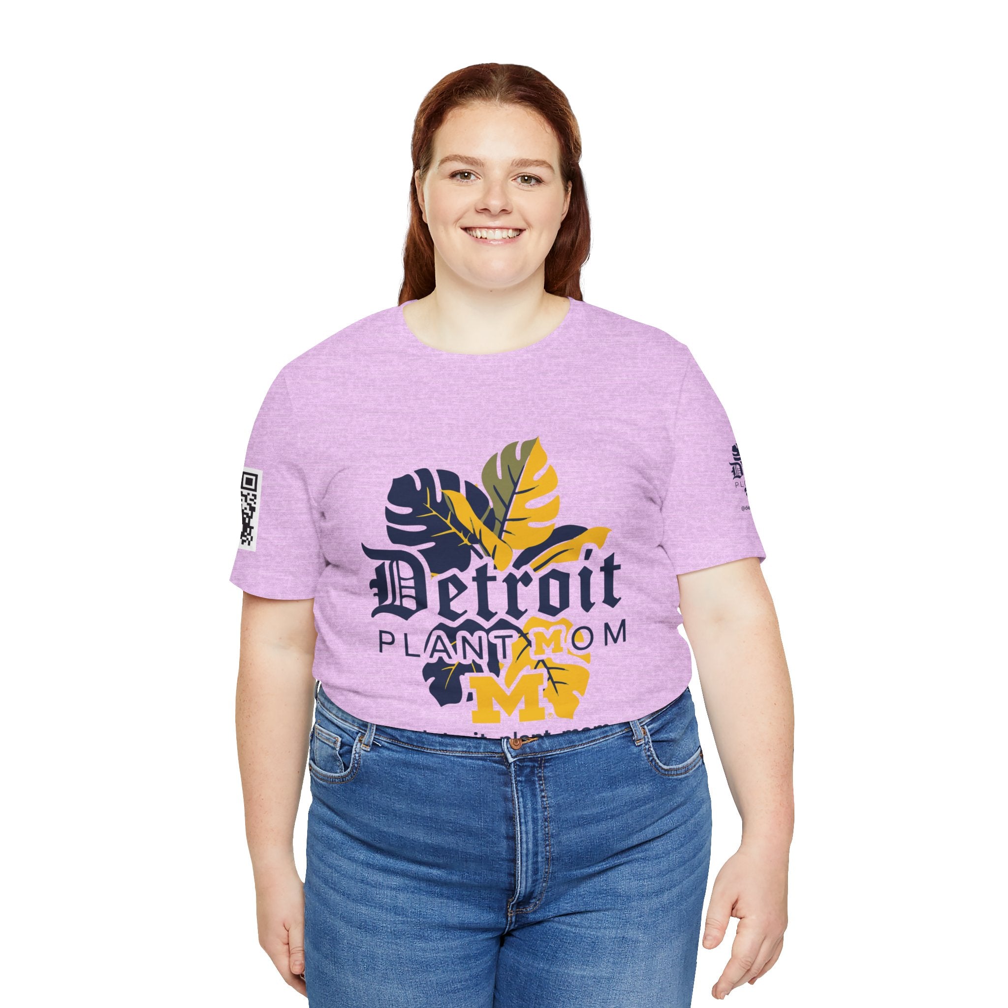 Detroit Plant Mom Premium Tee - Monstera Plant Mom Tee plant lover graphic tee by Detroit Plant Mom - product view 120