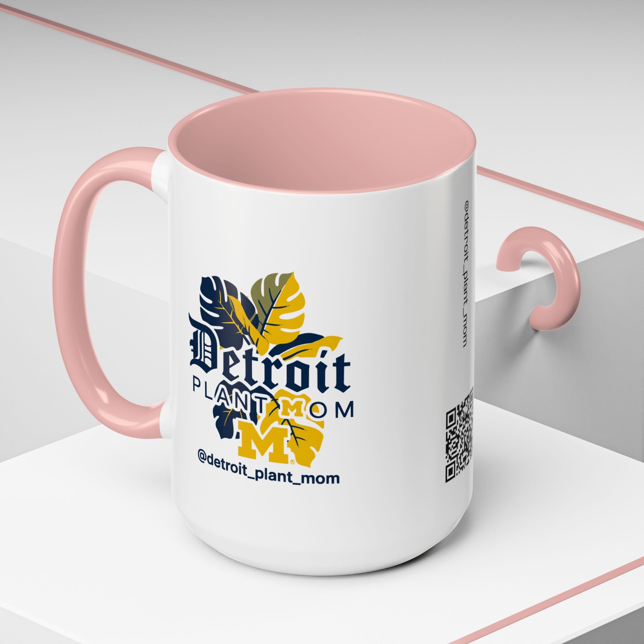 DPM: Accent Coffee Mug – 15oz Ceramic Plant Lover Gift