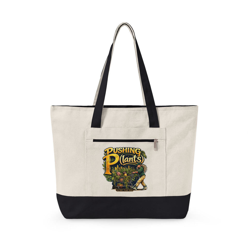 DPM: Pushing P(lants) Woman - Eco-Friendly Zippered Garden Tote