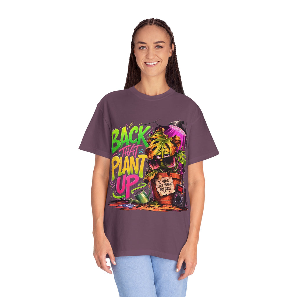 Back That Plant Up - Retro Graphic Tee plant lover hat by Detroit Plant Mom - product view 29