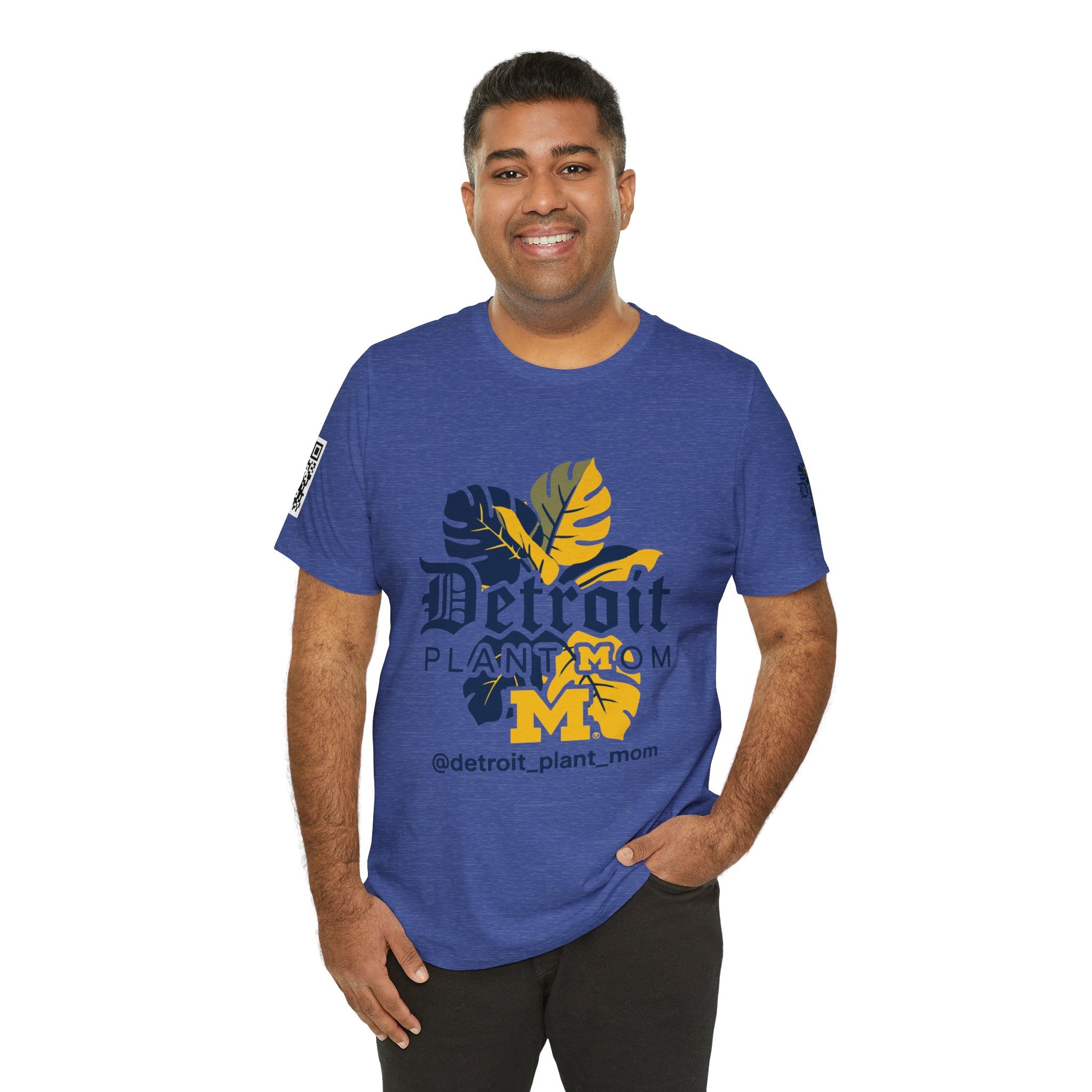 Detroit Plant Mom Premium Tee - Monstera Plant Mom Tee plant lover graphic tee by Detroit Plant Mom - product view 95