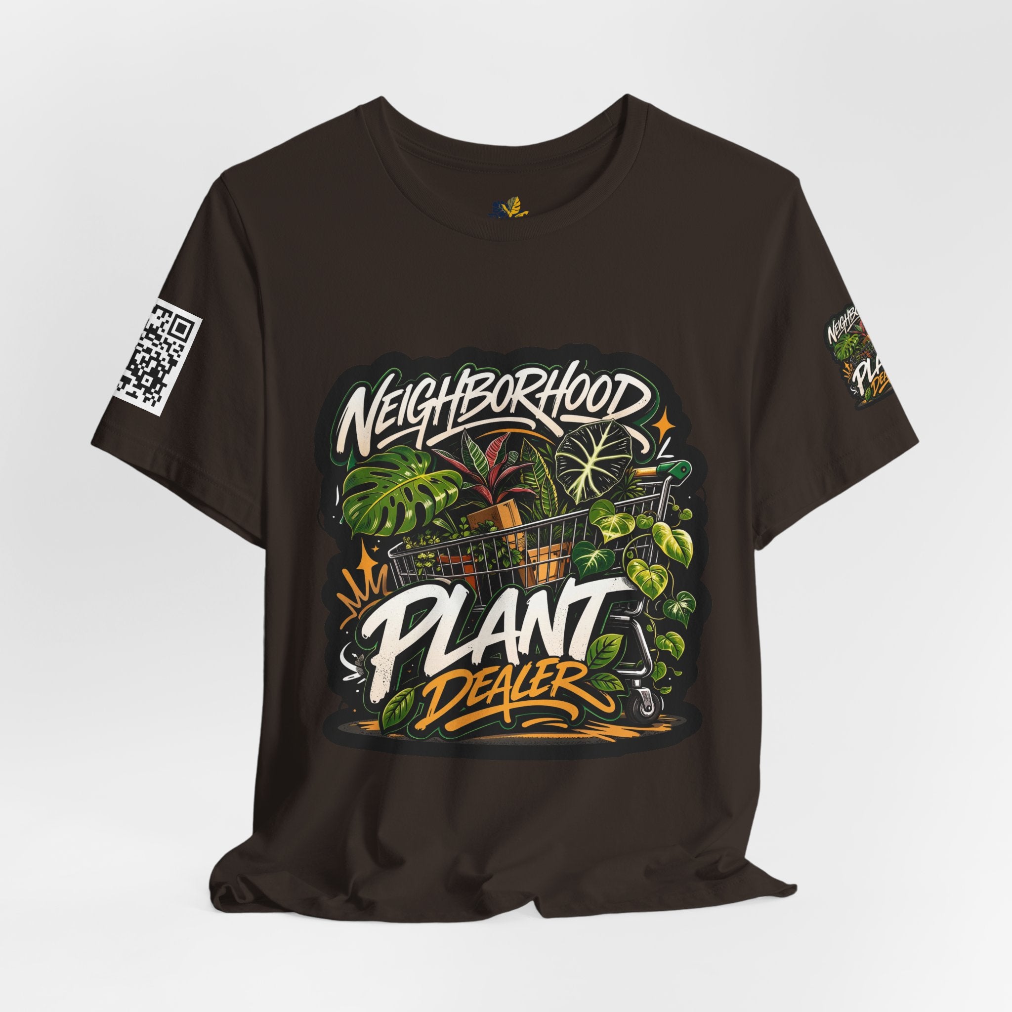 Neighborhood Plant Dealer - Graphic Botanical Streetwear Premium Tee plant lover graphic tee by Detroit Plant Mom