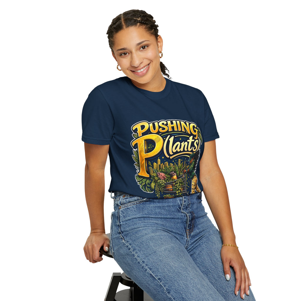 DPM: Pushing P(lants) T-Shirt - Melanated Woman Graphic Tee