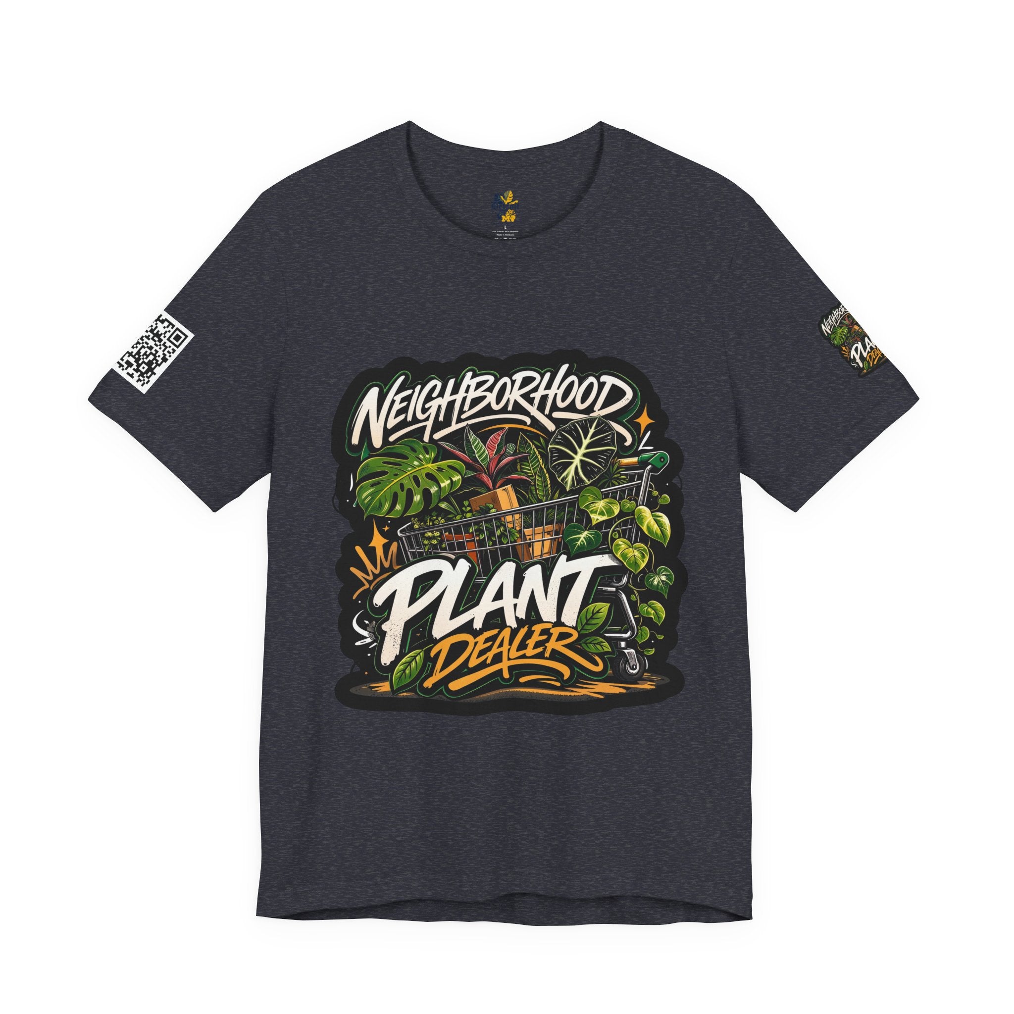 Neighborhood Plant Dealer - Graphic Botanical Streetwear Premium Tee plant lover graphic tee by Detroit Plant Mom