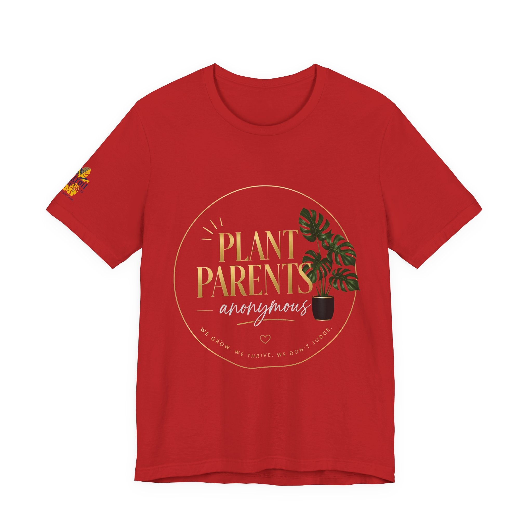 Plant Parent Anonymous T-Shirt - Cute Plant Lover Graphic Tee plant lover graphic tee by Detroit Plant Mom