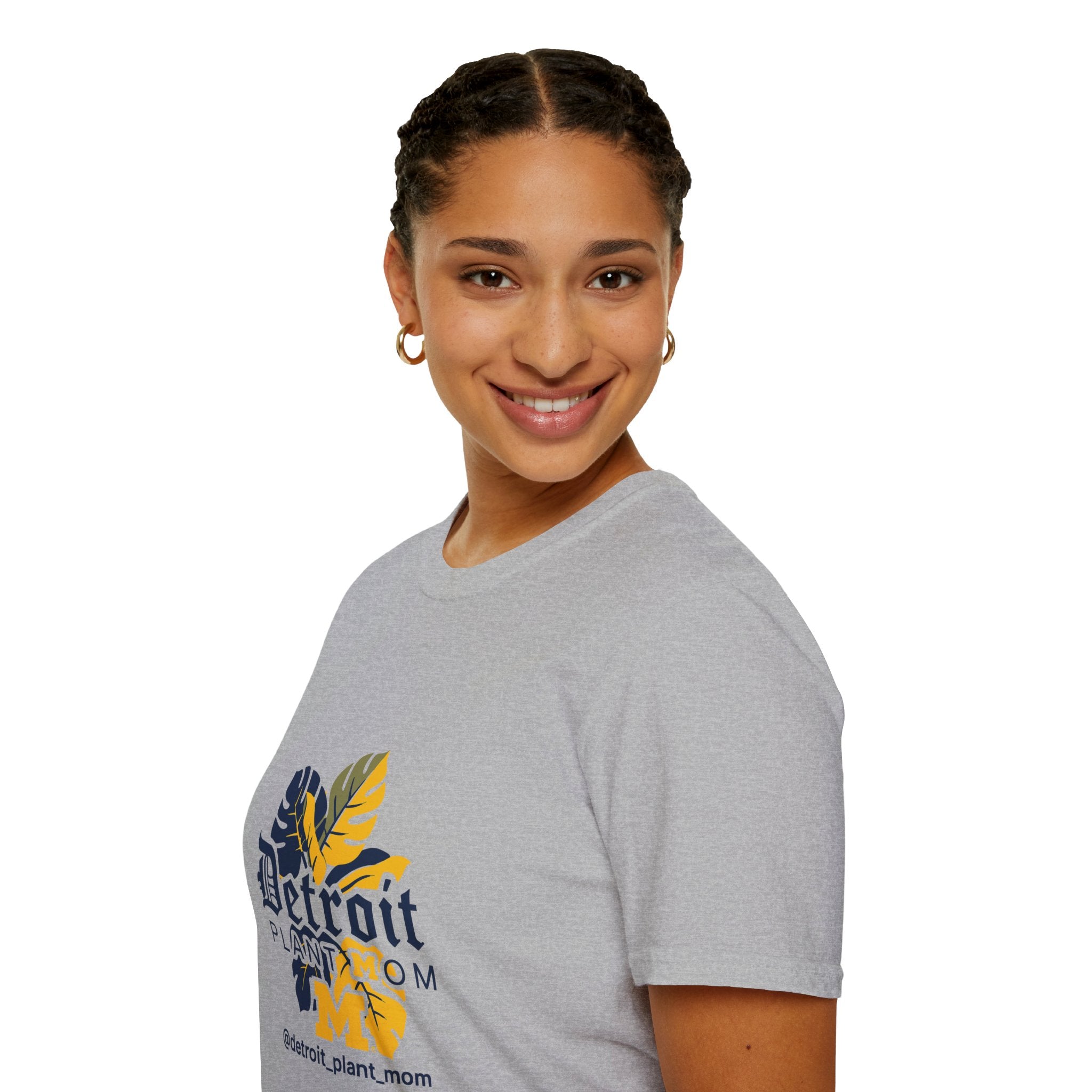 Detroit Plant Mom T-Shirt - Botanical City Pride Tee plant lover graphic tee by Detroit Plant Mom - product view 23